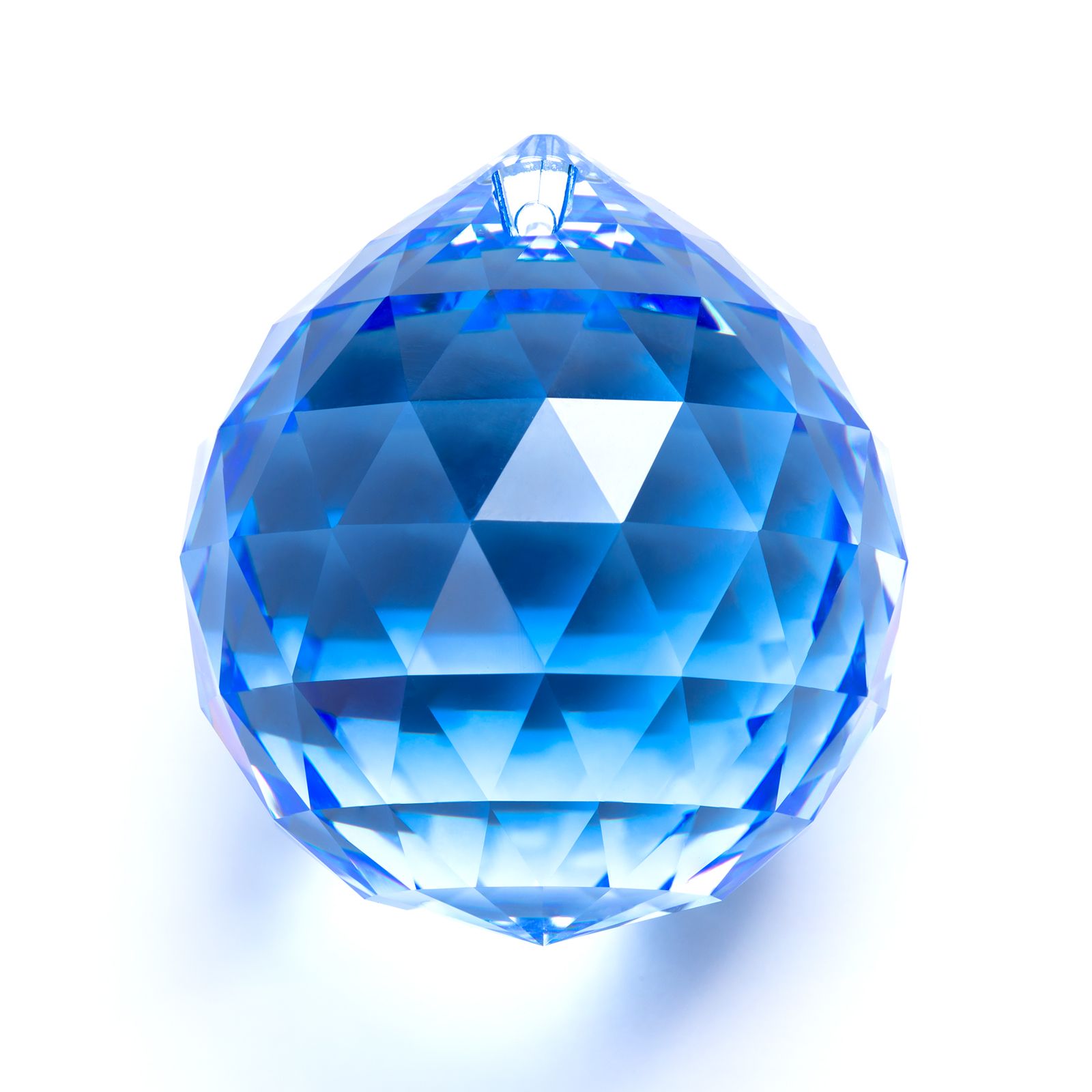 Chandelier crystal sphere STRASS® Swarovski® Crystal, 40mm, blue