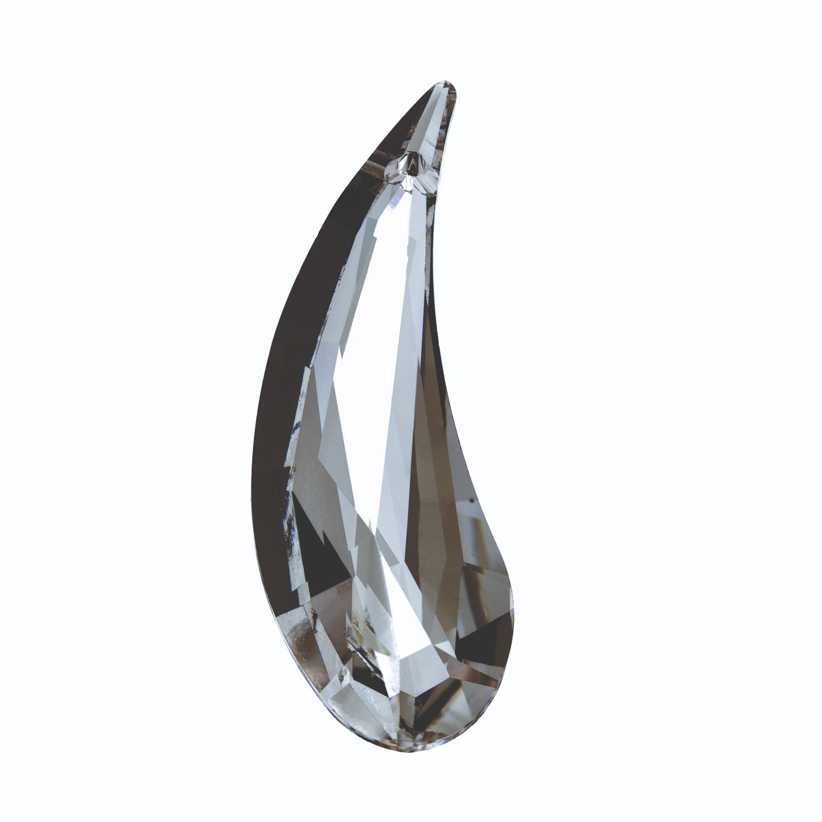 Kristallbehang Tropfenform STRASS® Swarovski® Crystal, 50x18mm, Klar