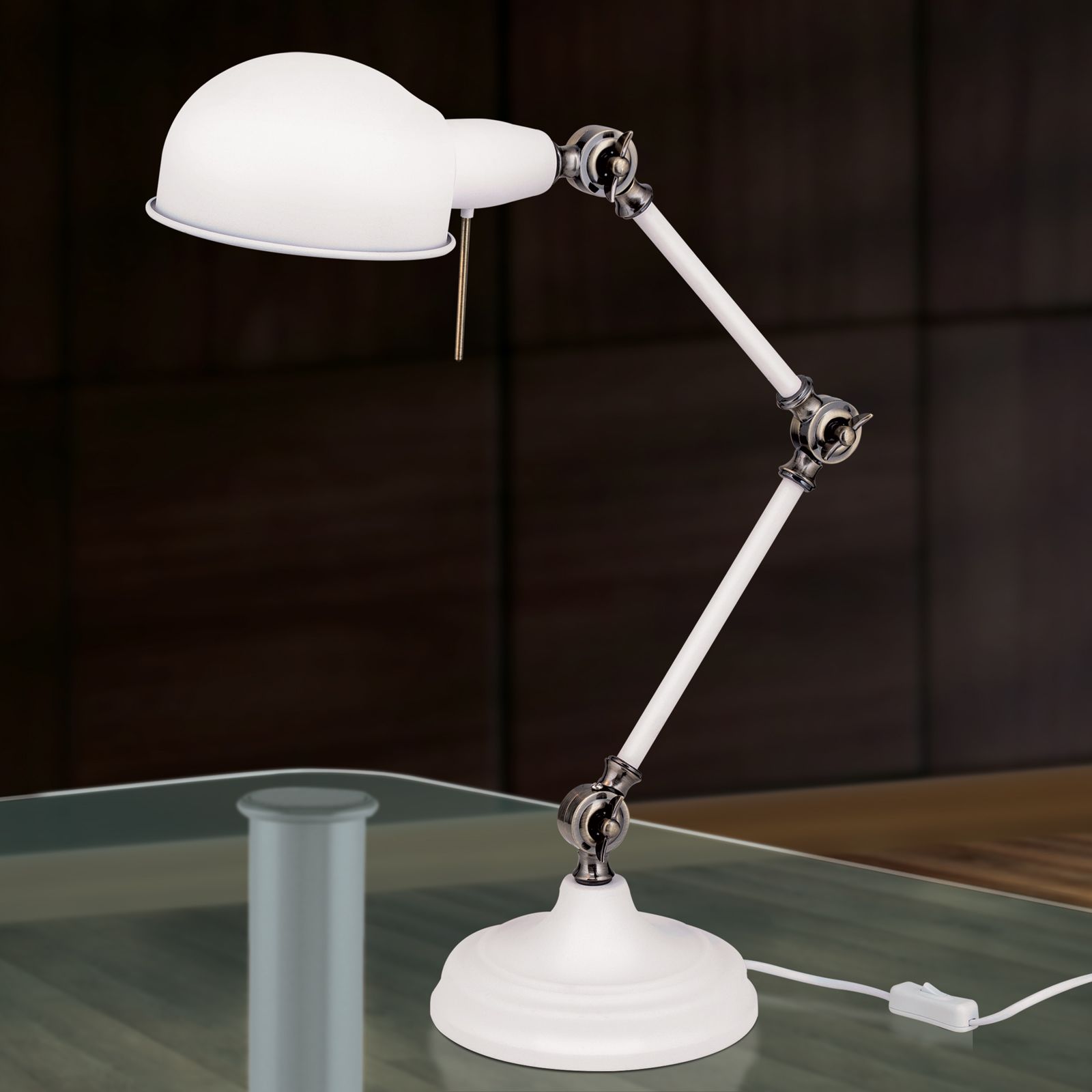 Table lamp KERMIT, white