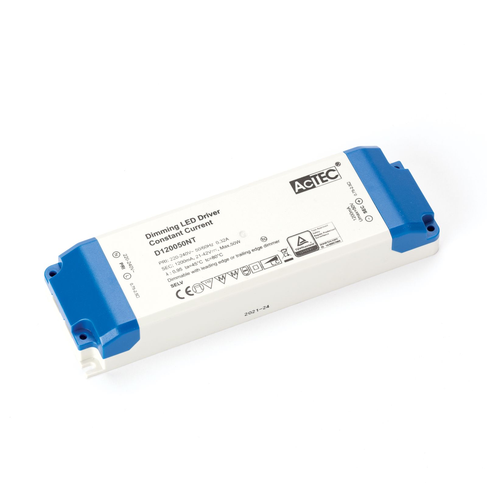 Driver 50c ACTEC D120050NT 50W 1200mA, dimmable