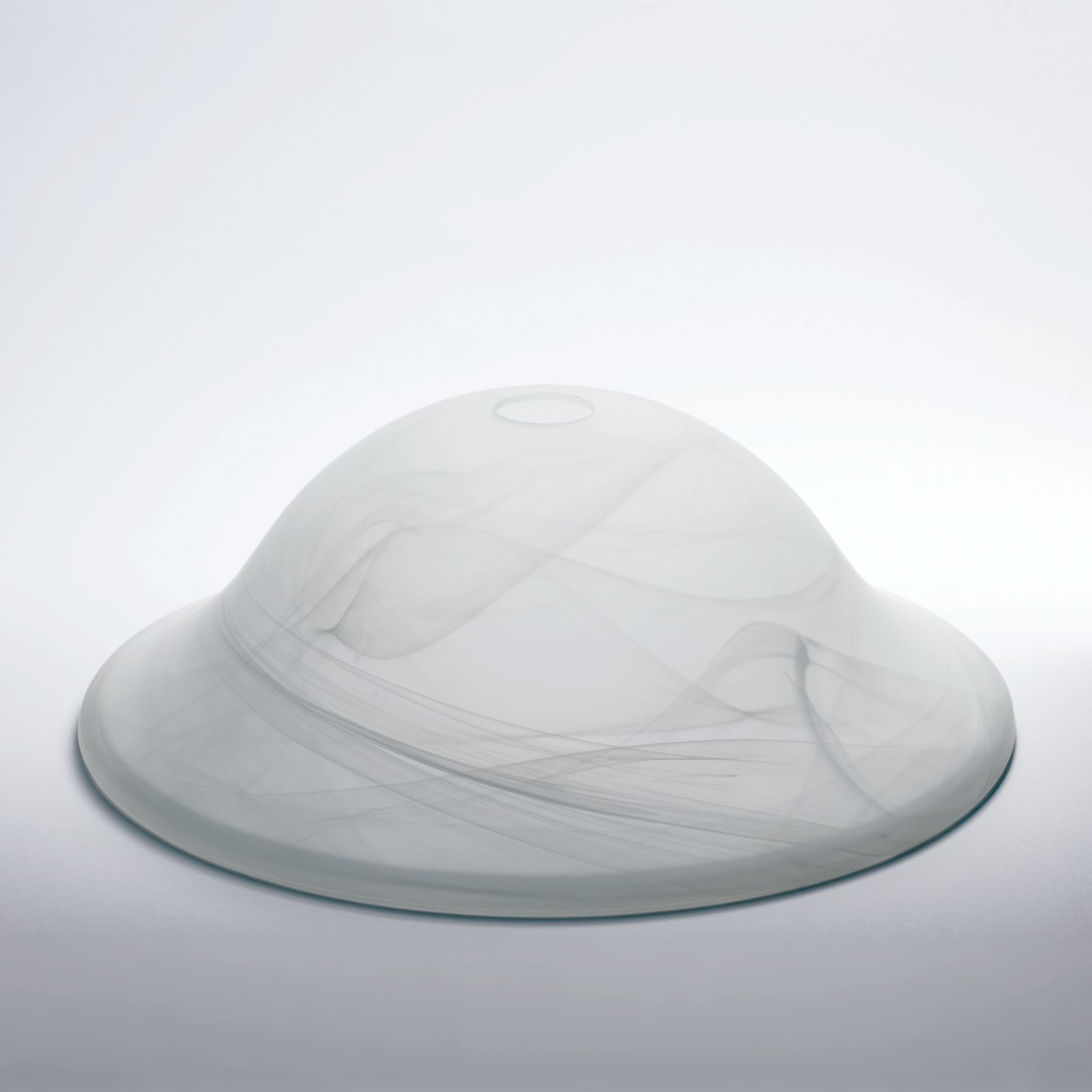 Glasschirm LUDO 6-1550, Ø 400 mm, Alabaster