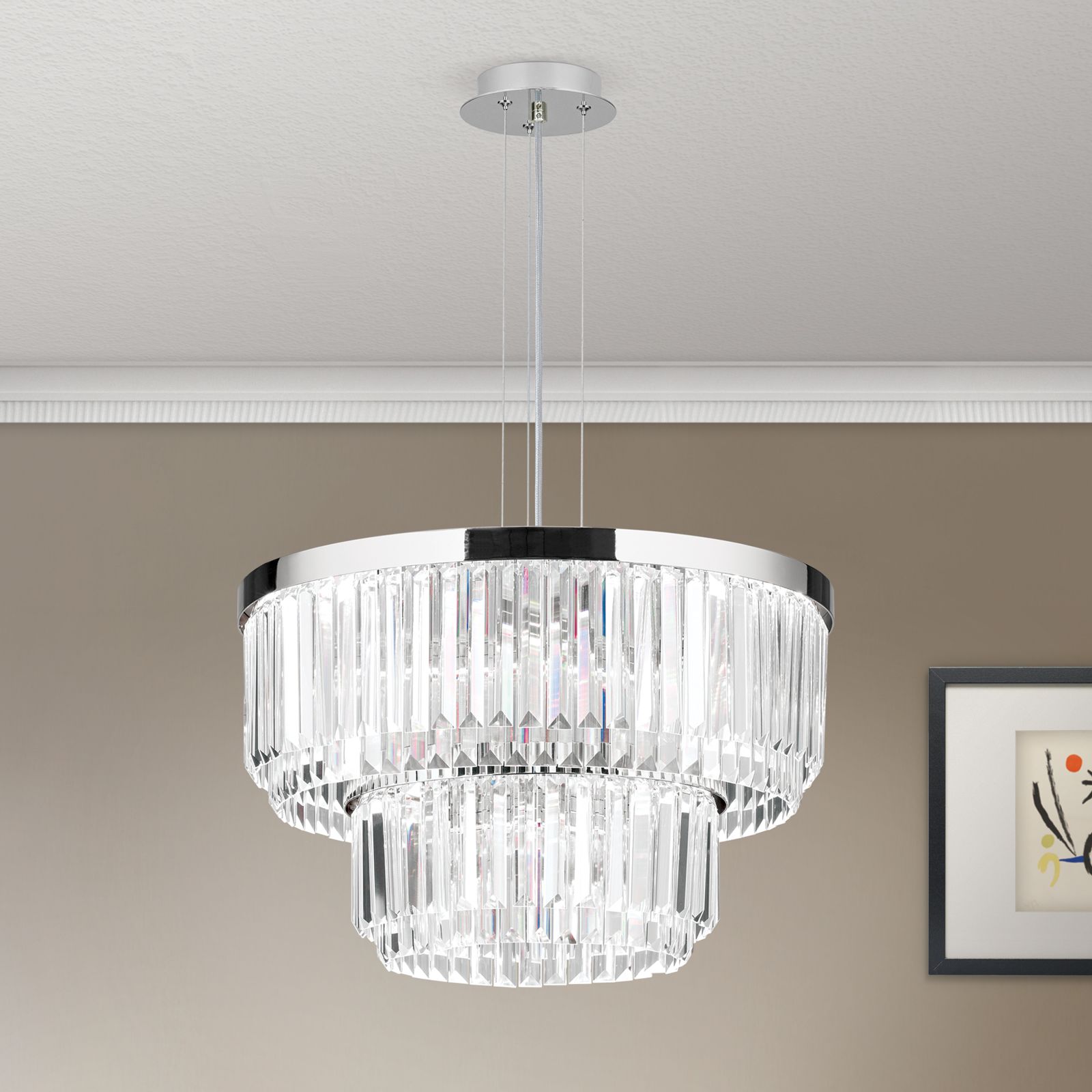 LED Luster PRISM, chrom