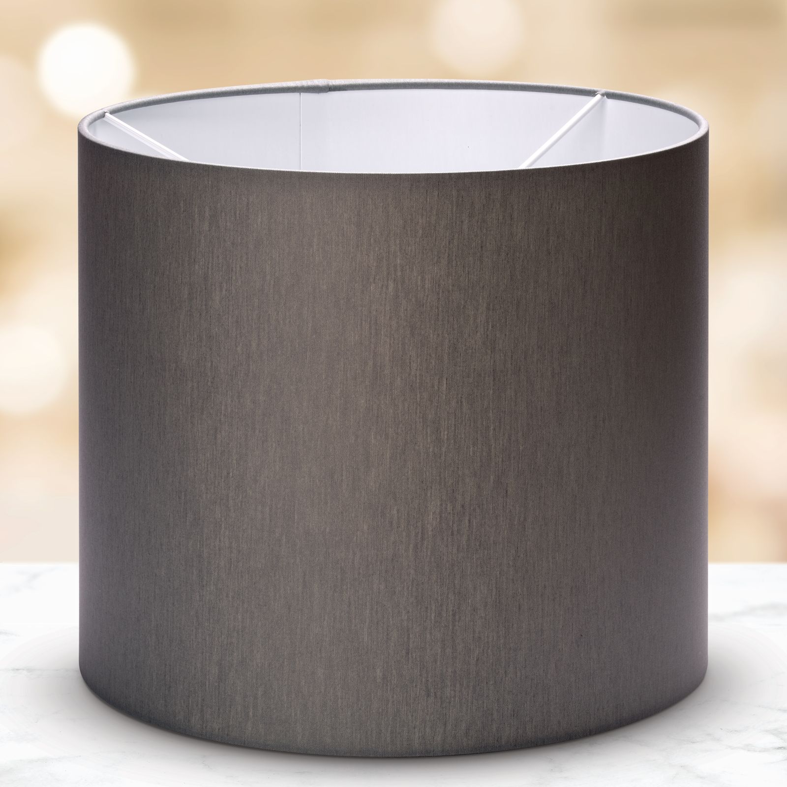 Lampshade Fabric SHADE 309, Ø 250 mm, grey