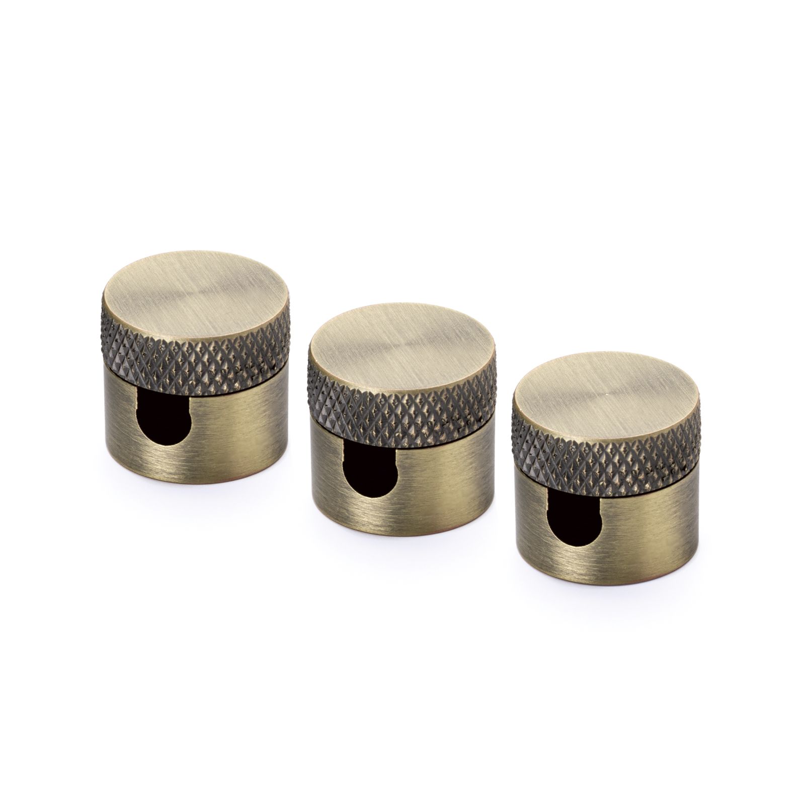 Wall and ceiling pin 885, 3 pieces, Ø 19 mm, patina