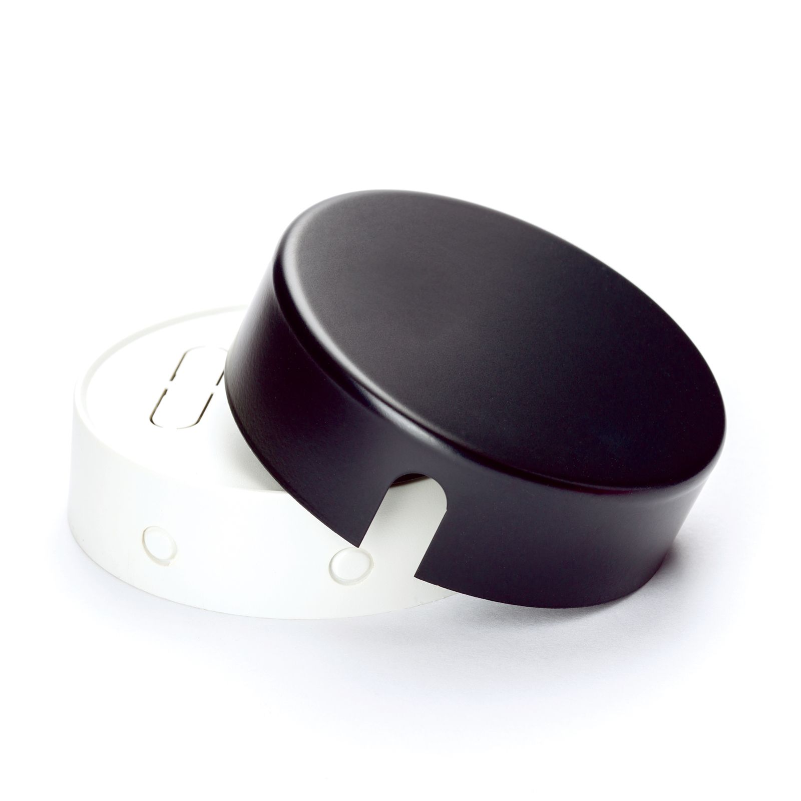 Junction box, Ø 70 mm, black