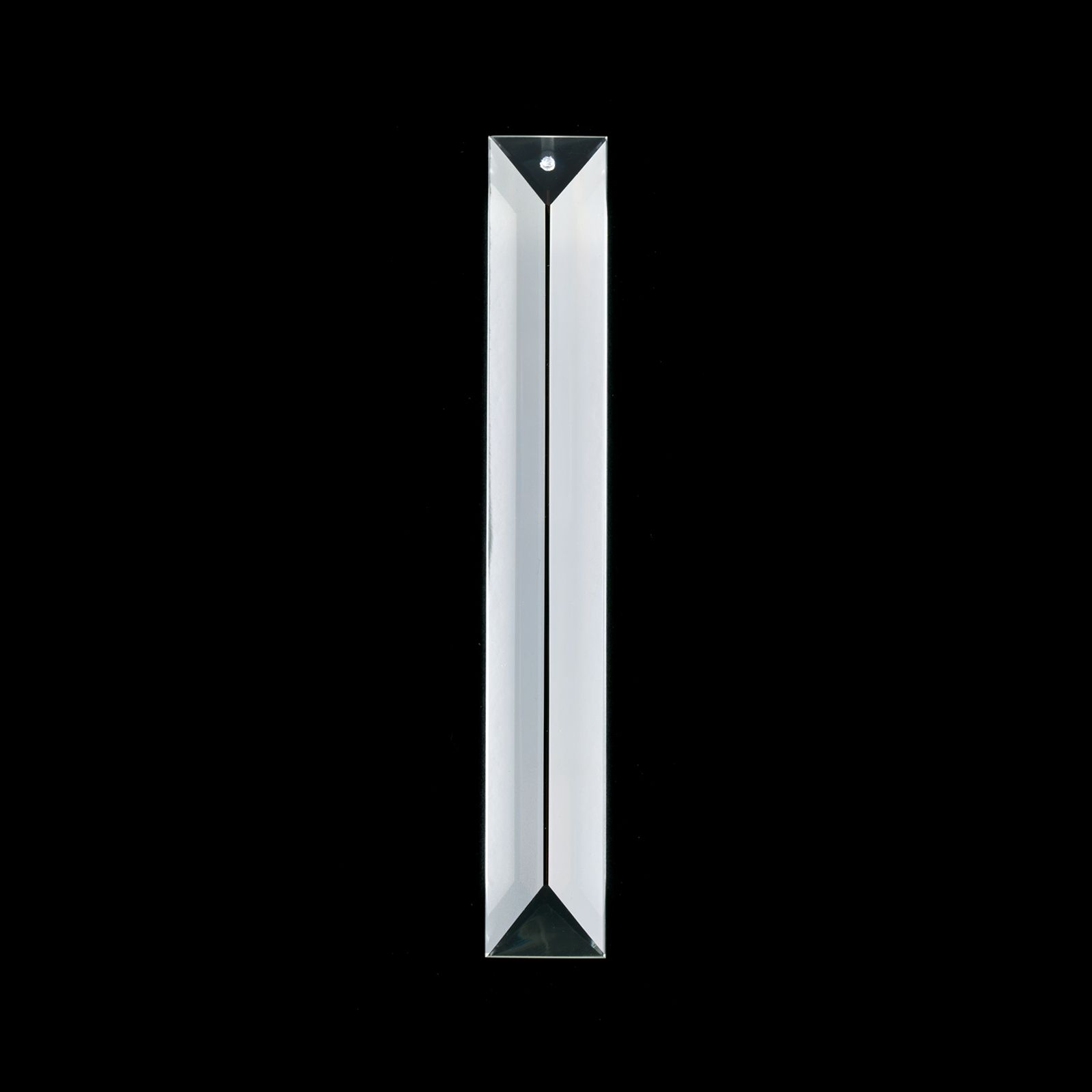 Chandelier crystal crystal rectangle stone, 12 mm, Transparent