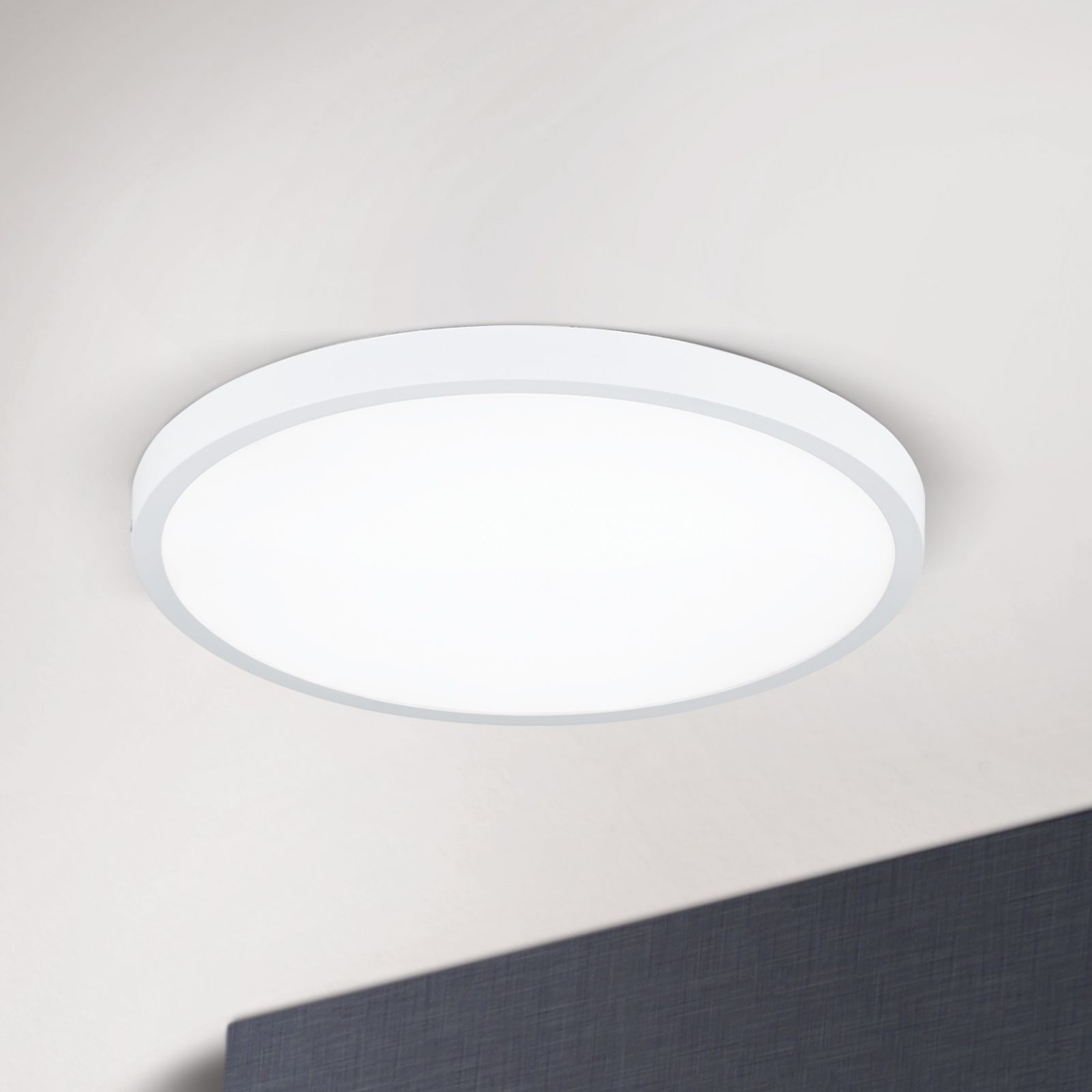 LED Deckenleuchte LERO, 40cm, rund, weiß