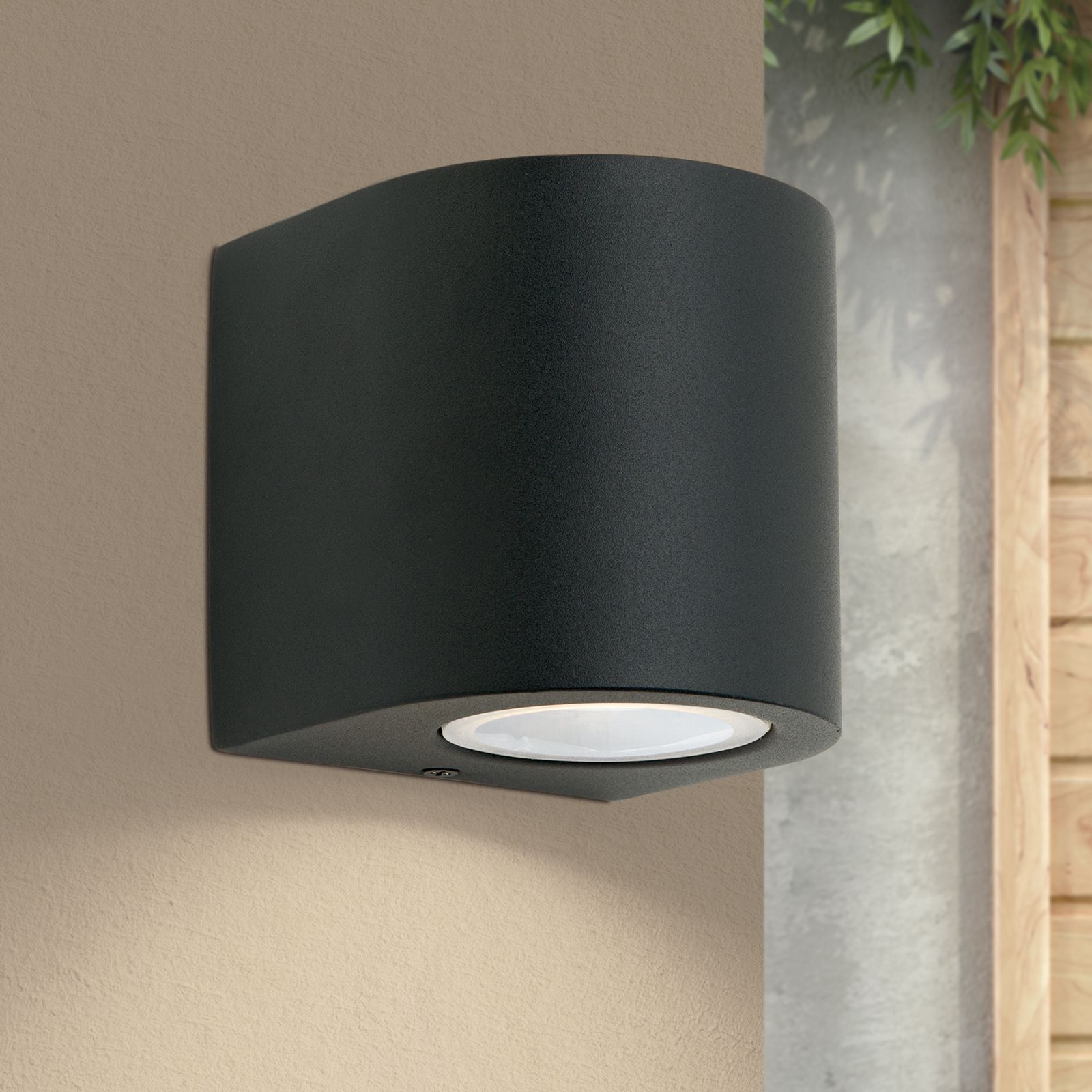 Outdoor wall light LAURENZ Downlight, anthracite