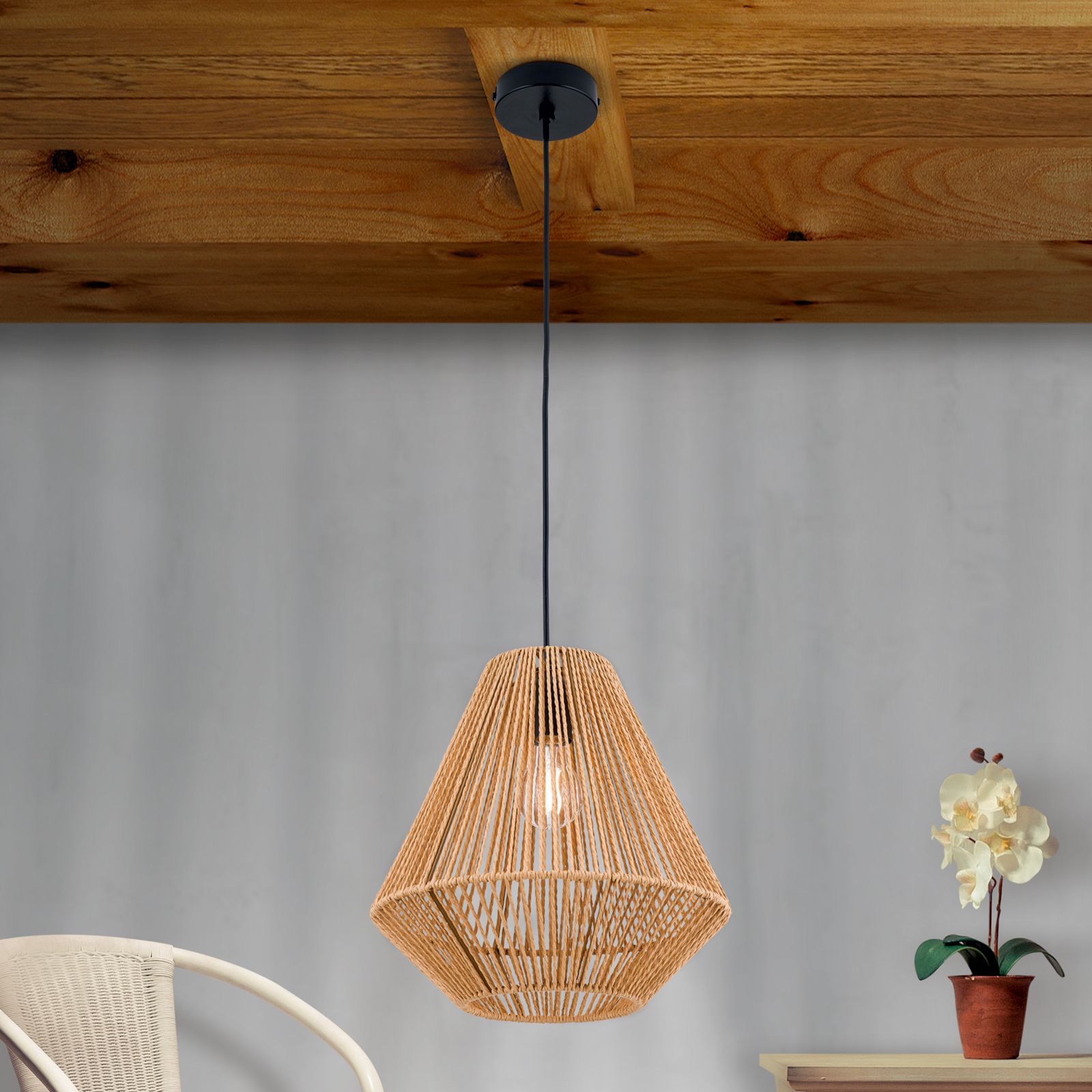 Pendant lamp JUNGLE, natural