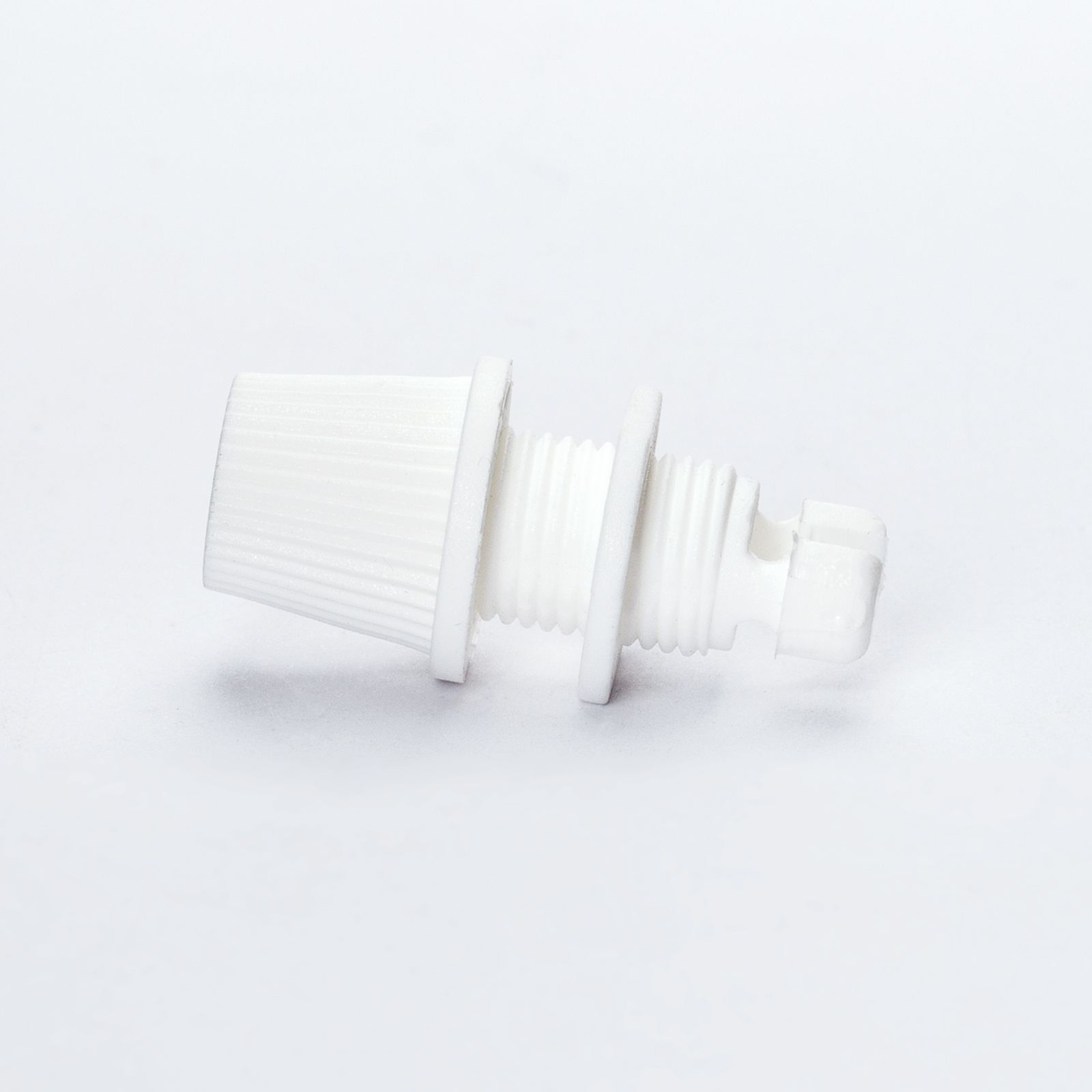 Telescopic pendant lamp strain-relief, white