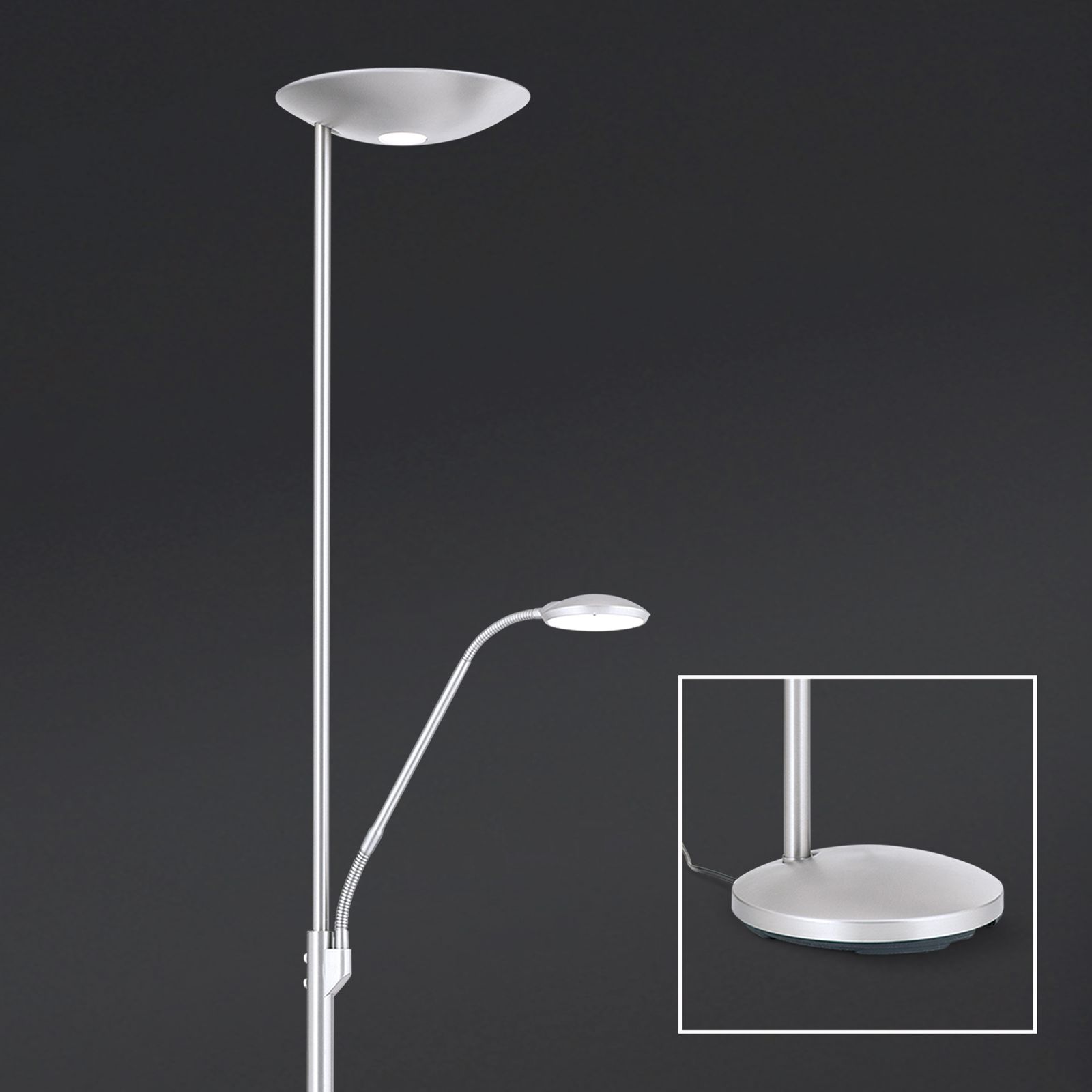 LED Deckenfluter COBRA, satin