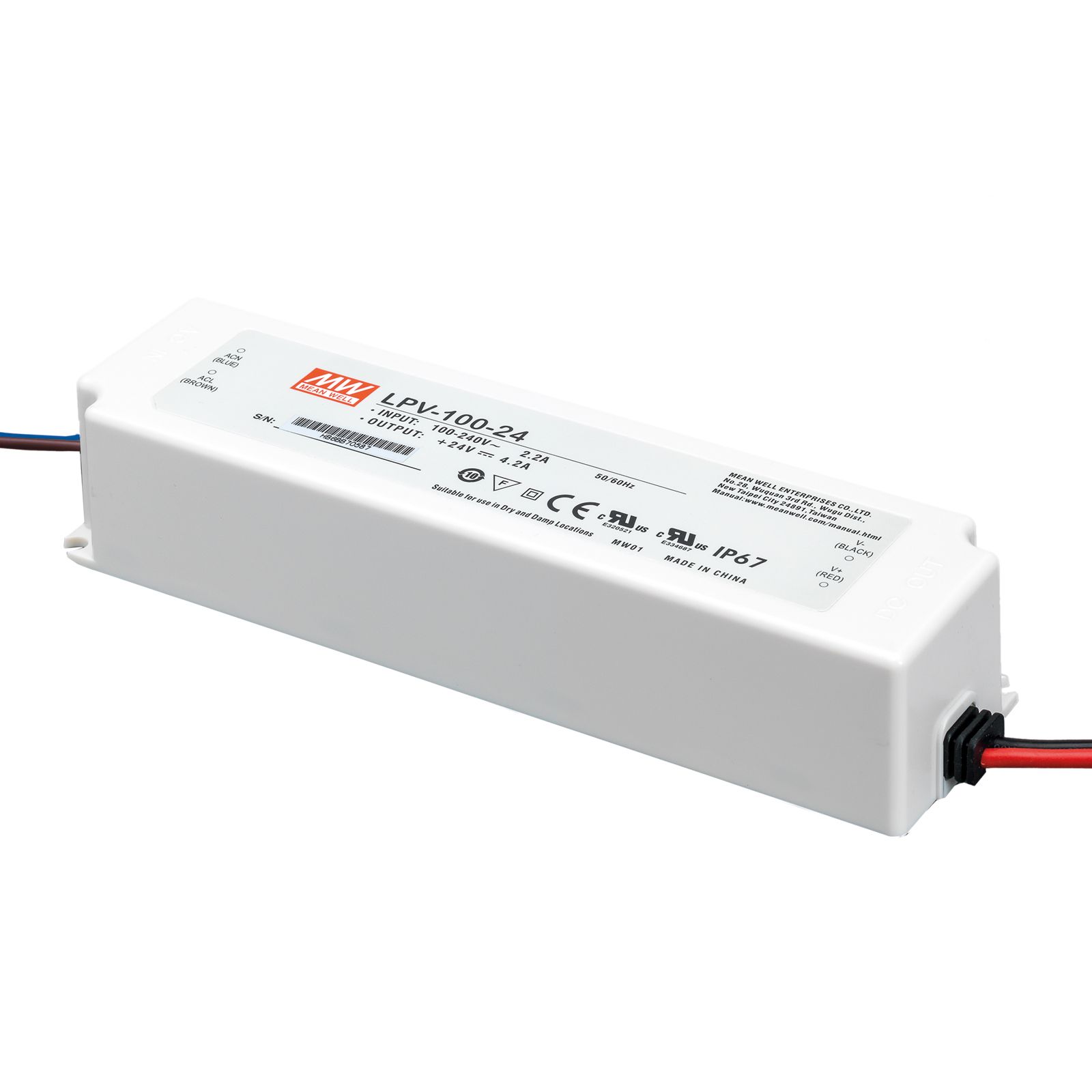 Driver 100a (Driver Strip 100W/24V IP67), nicht dimmbar