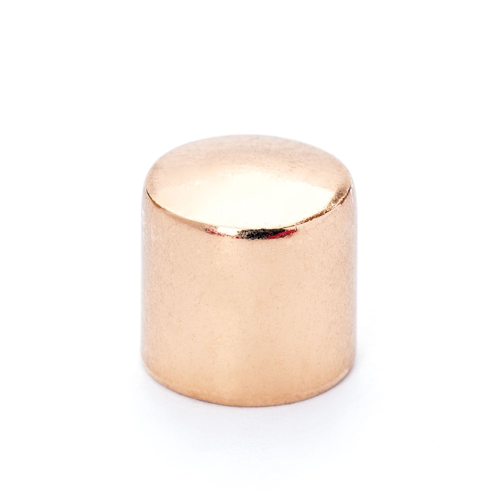 Button, thread M10x1, brass