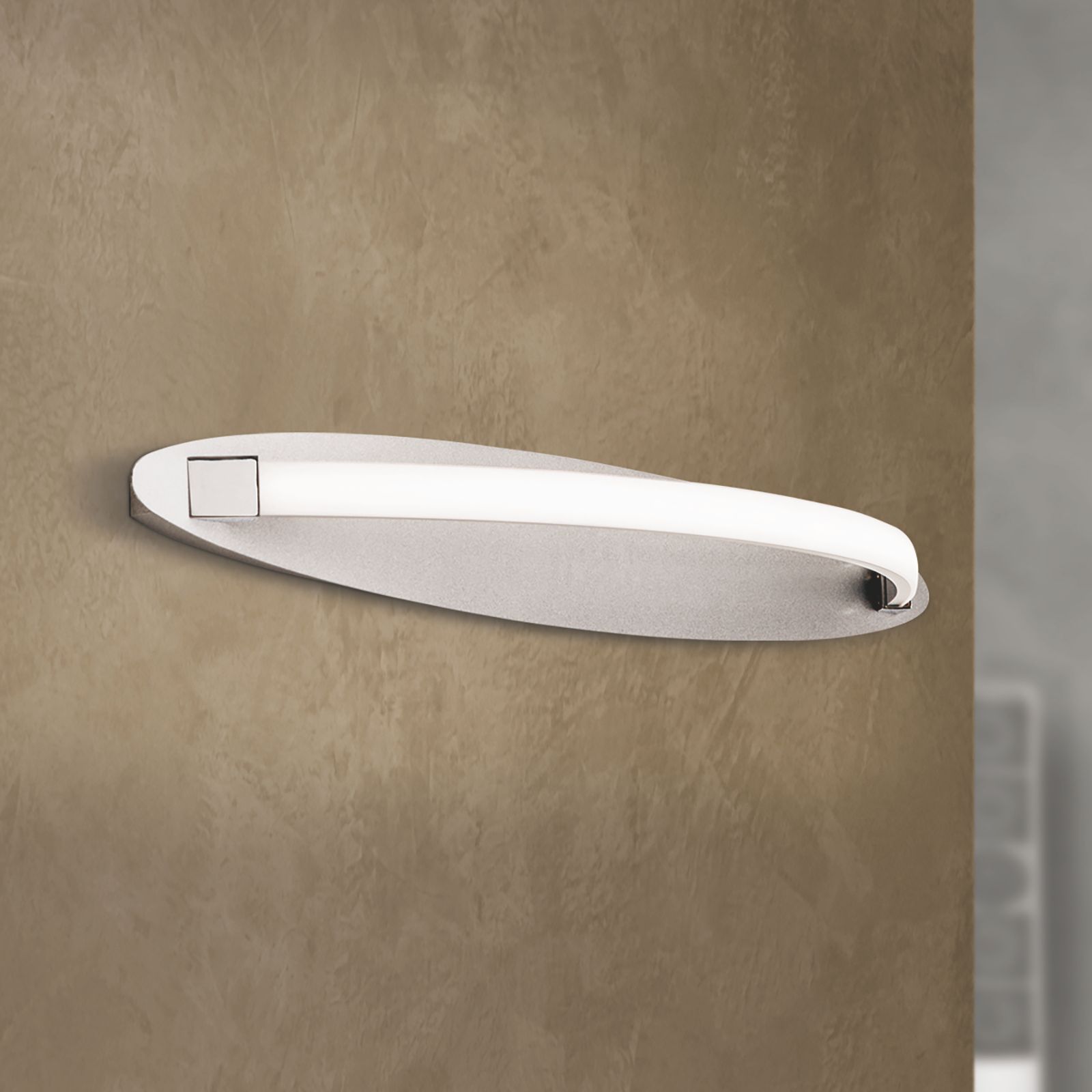 LED-Wandleuchte CURVE, Alu matt, 66cm