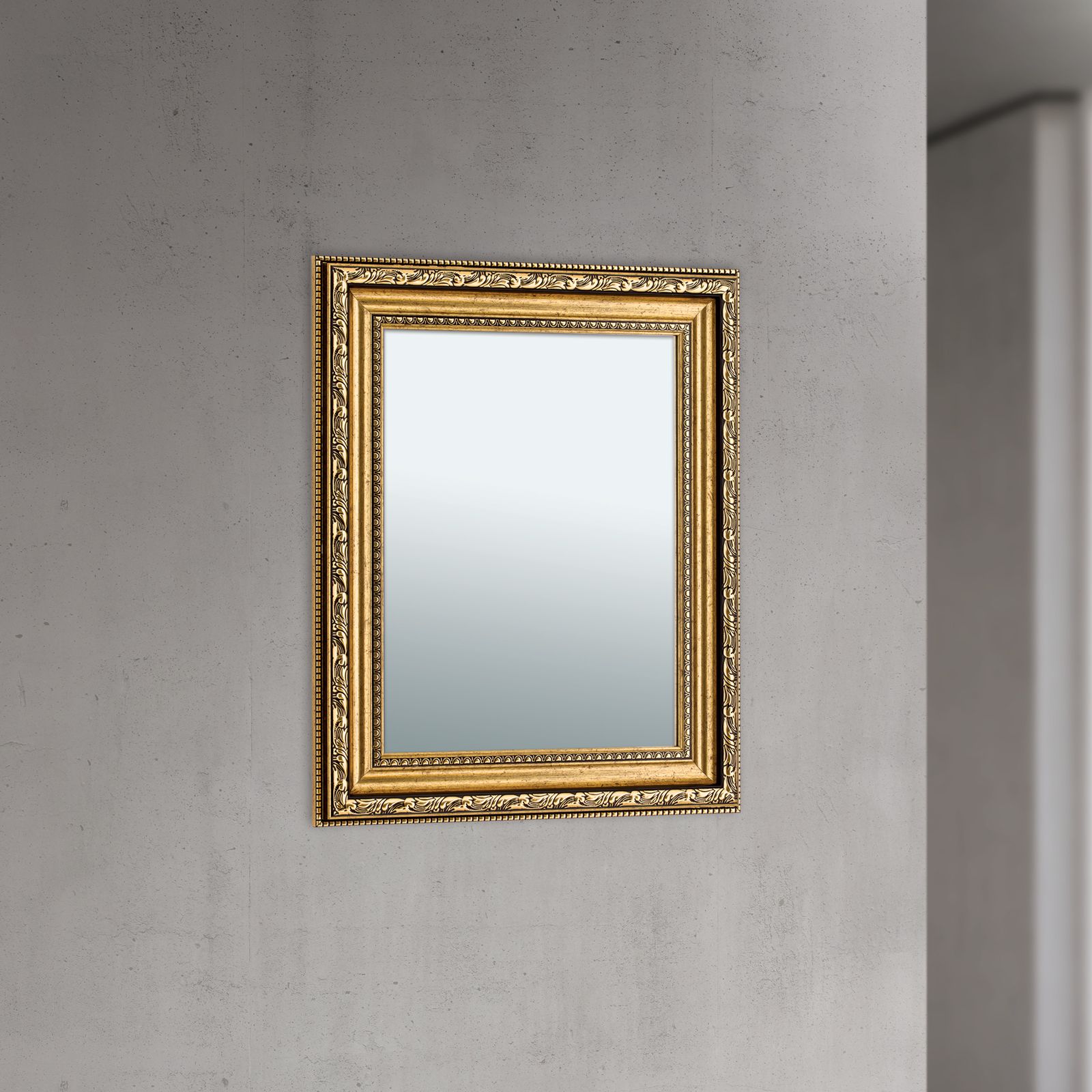 Mirror ELISA, 54x44cm, antique gold