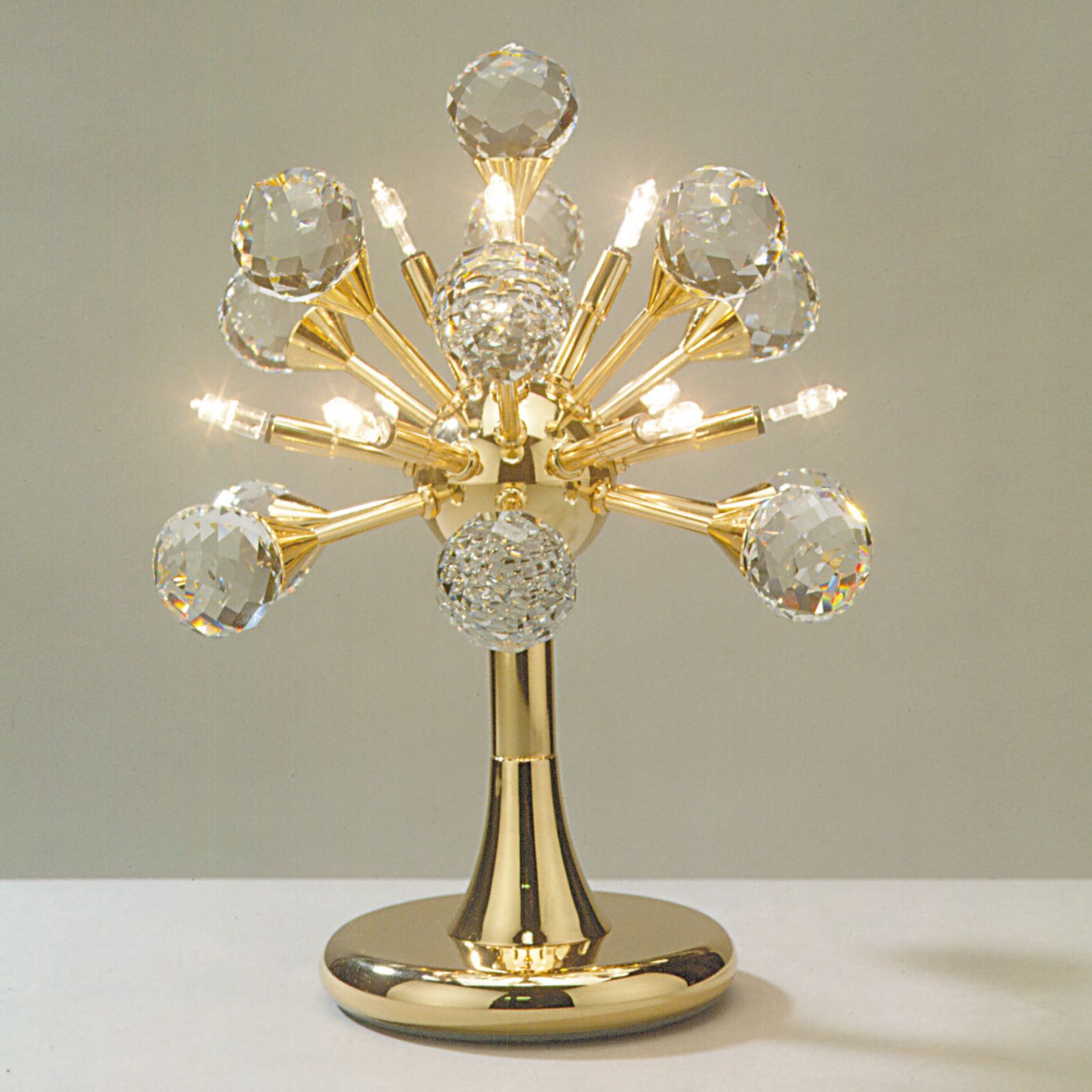 Tischlampe GALAXY, 9-flammig, Gold