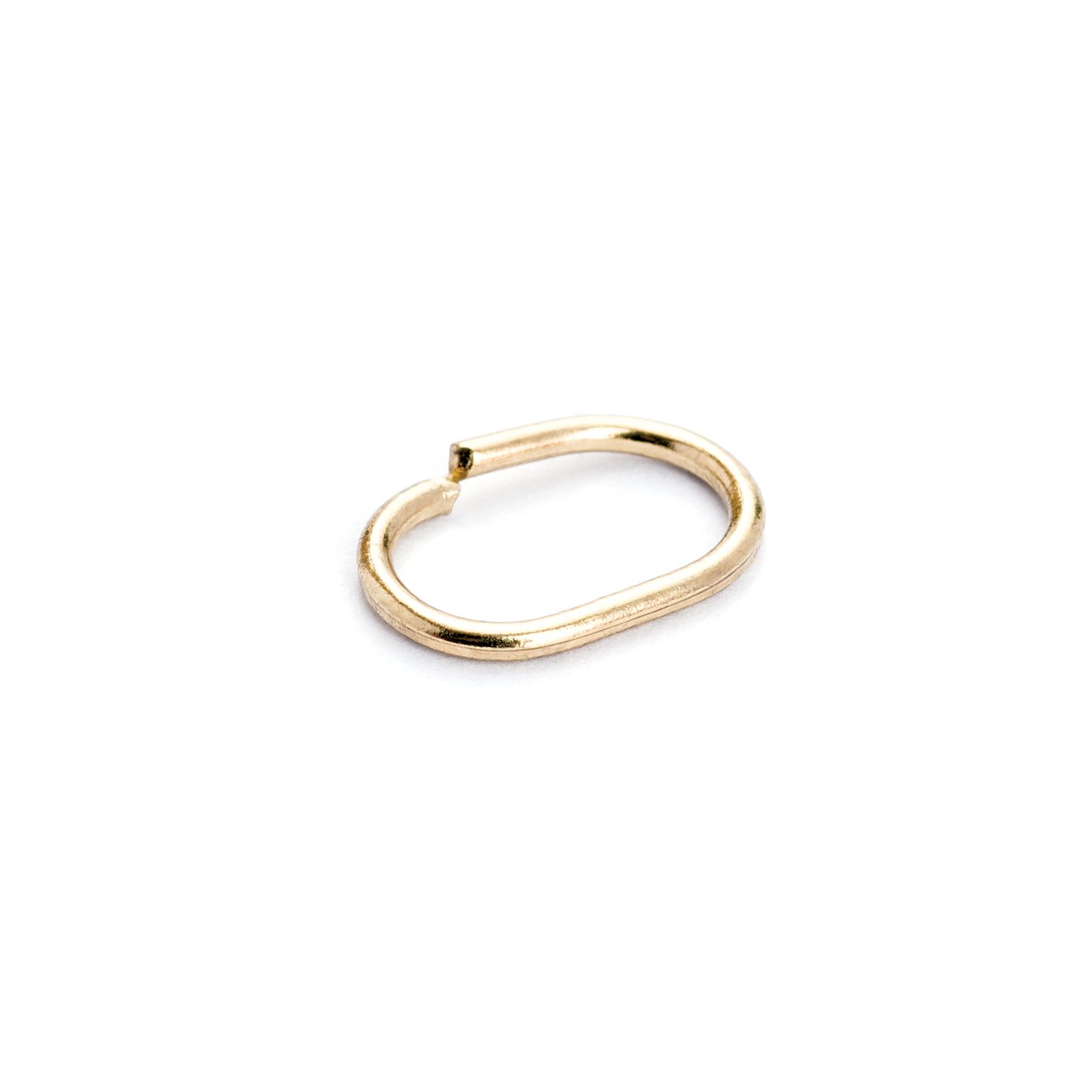 C-shape ring for chandelier crystal, 14mm, gold