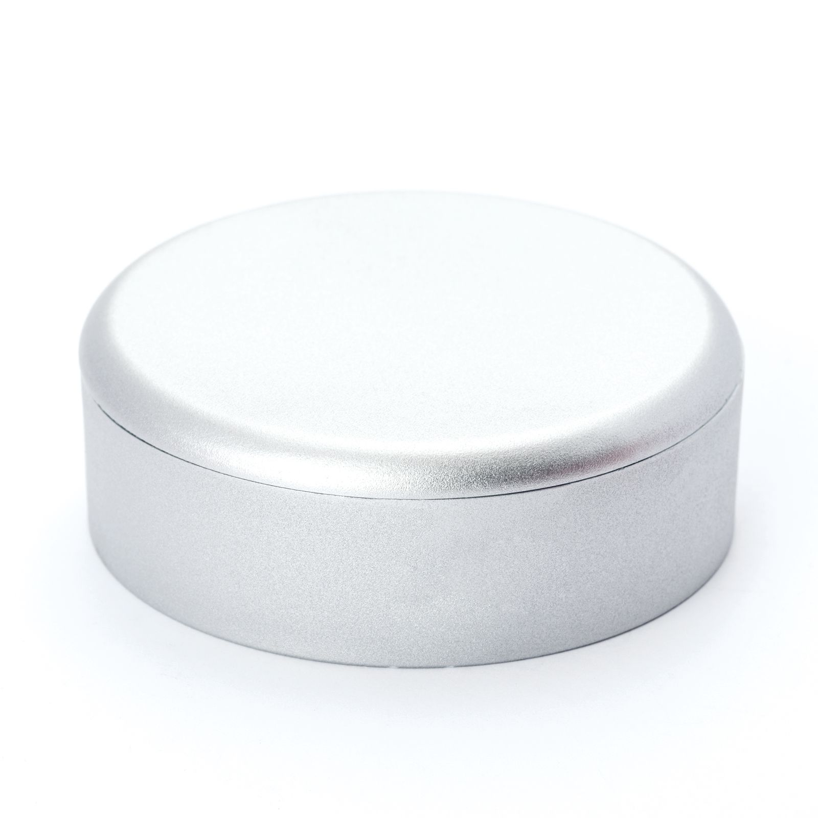 Junction box, PVC, Ø 70 mm, silver lacquered