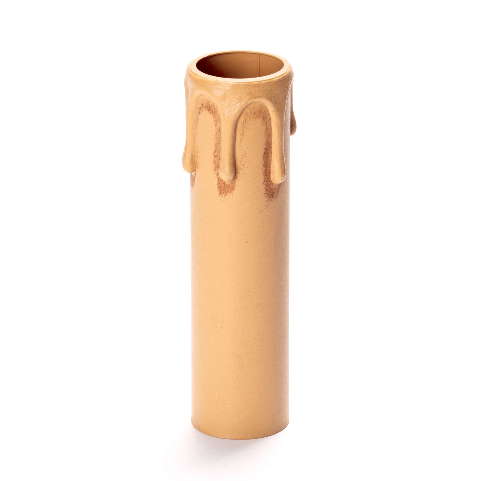 Candle Holder with Droplet, E14, 120 mm, ancient