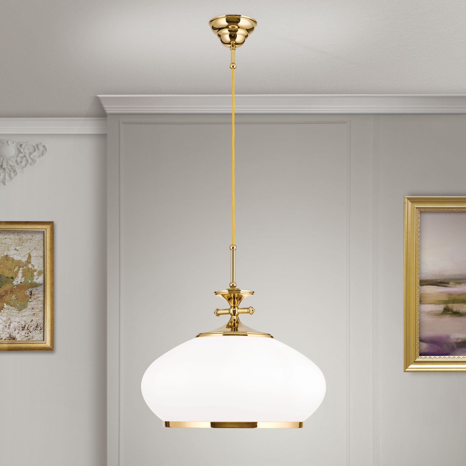 Hängeleuchte EMPIRE, Gold, 40cm