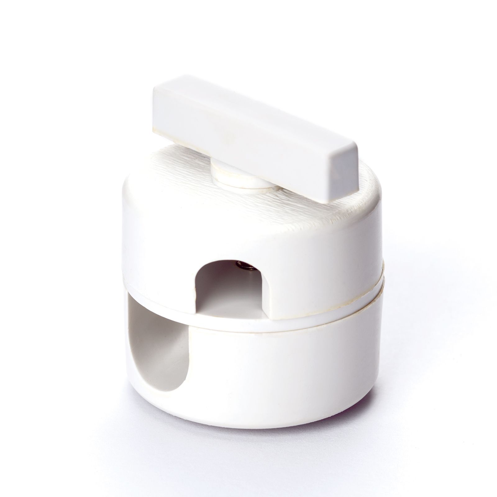 Sliding and swivel joint for tubes Ø13/10mm, white