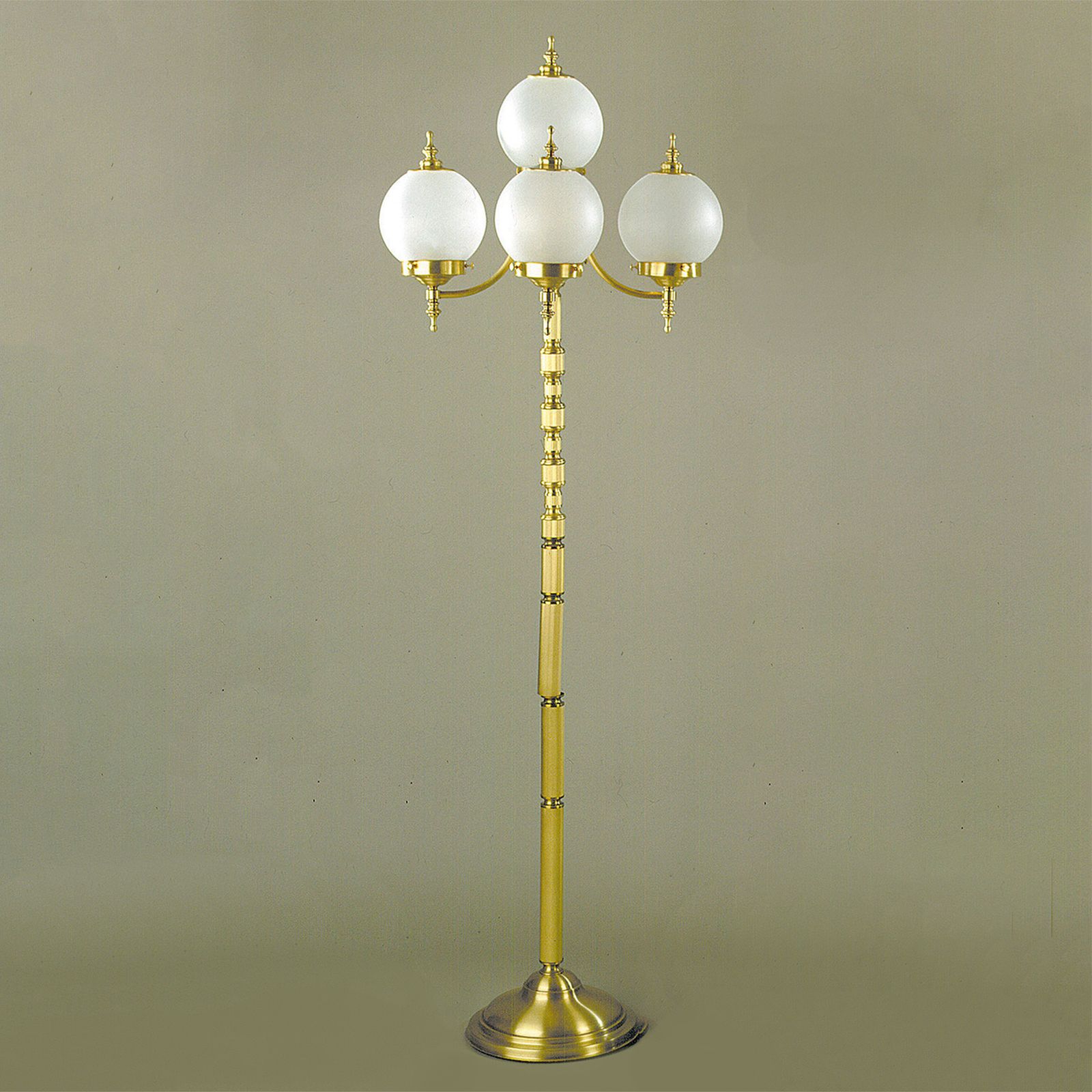 Floor lamp 1510 OBJEKTDESIGN, 5-flames, bronze