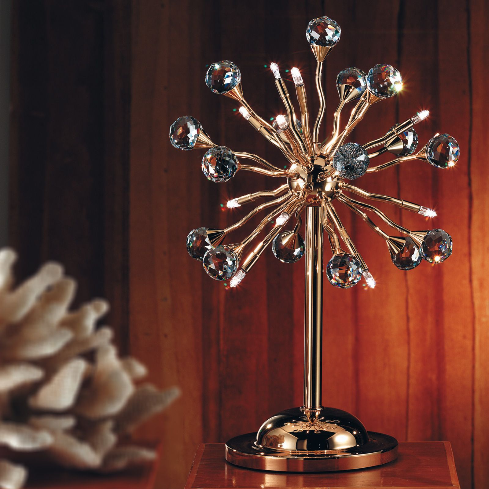 Tischlampe GALAXY, 12-flammig, Gold