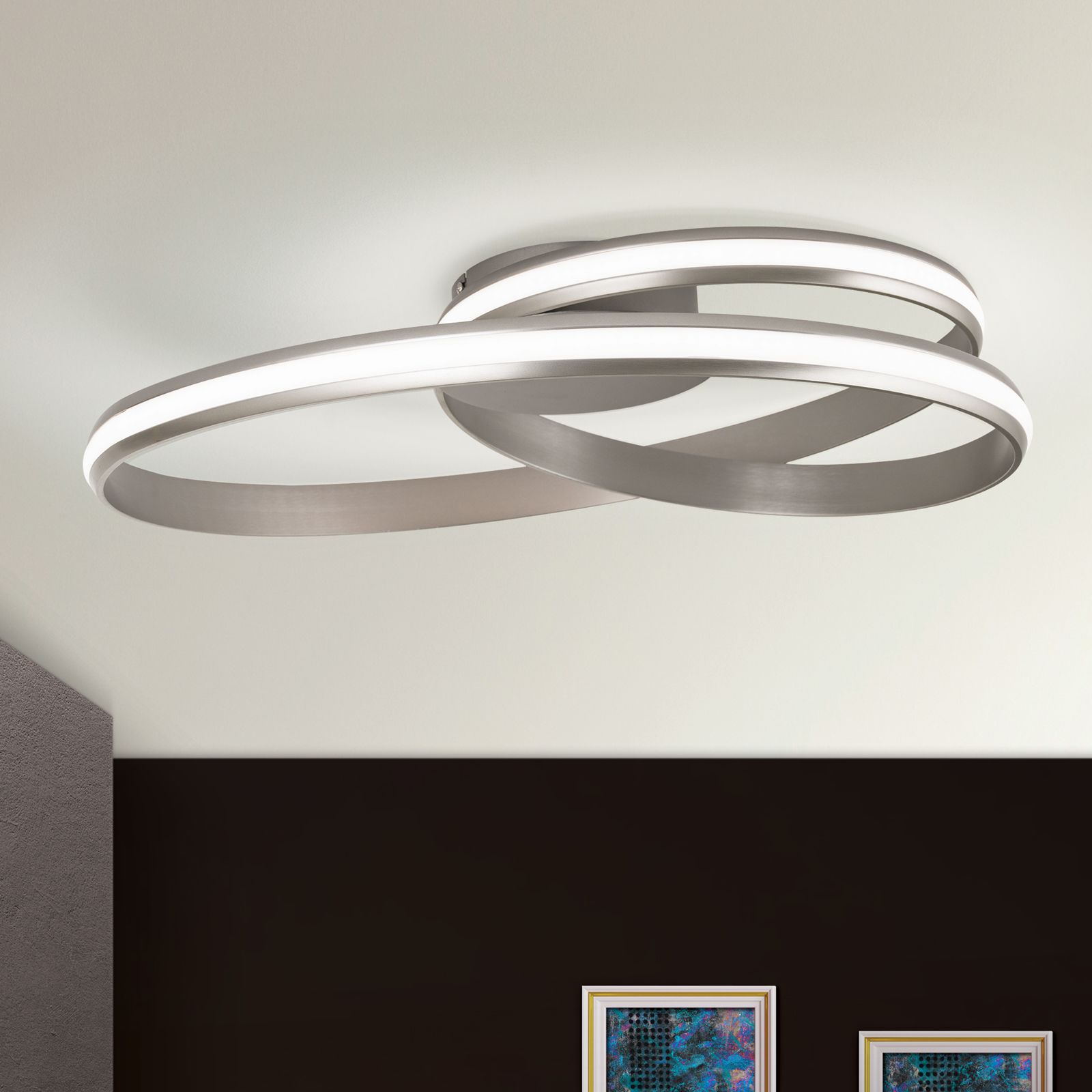 CIRCUS LED Ceiling Light, satin