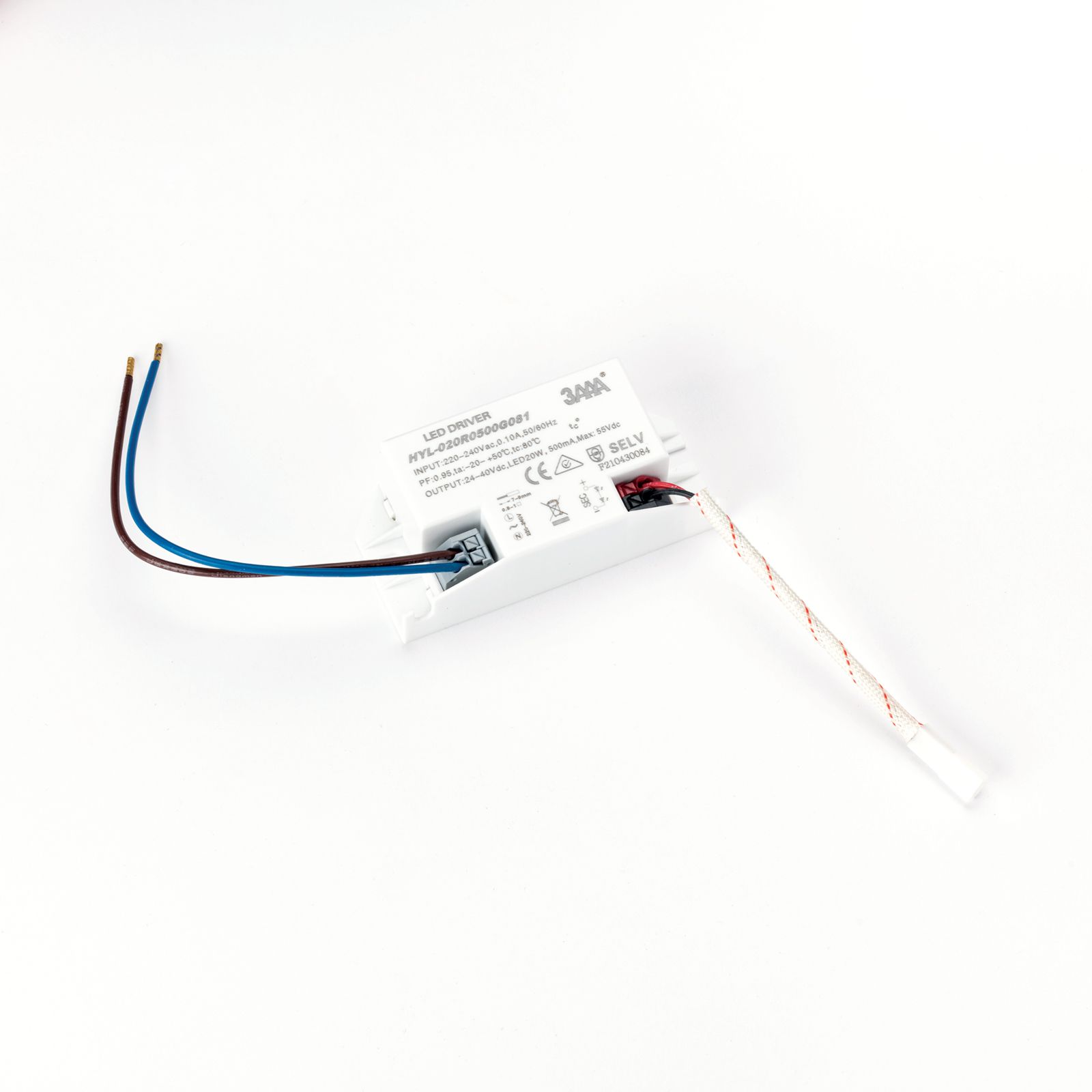 Driver 20q 3AAA HYL020R0500G081 500mA 12-20W, non-dimmable