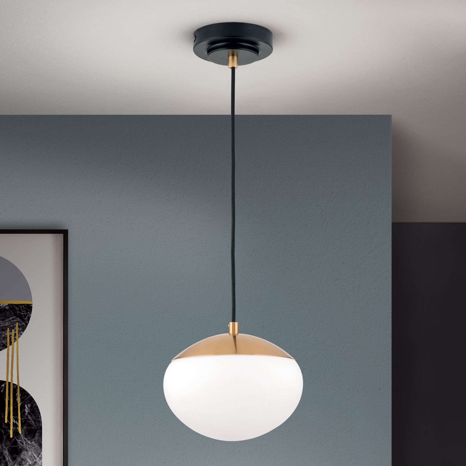 Pendant lamp JOSEPHINE, Ø 18cm, black