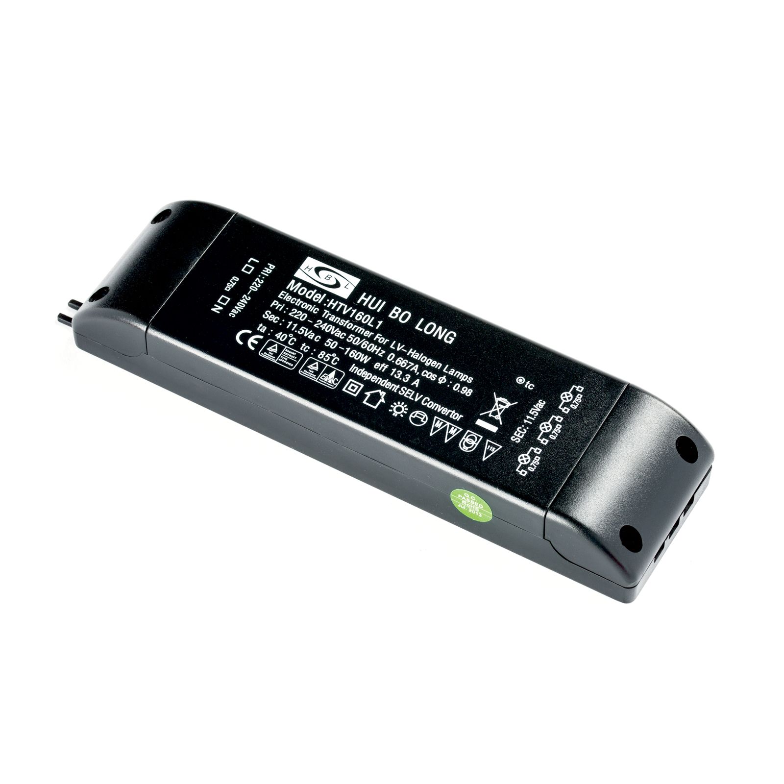 Transformer 160h HUI BO LONG HTV160L1 50-160W, dimmable