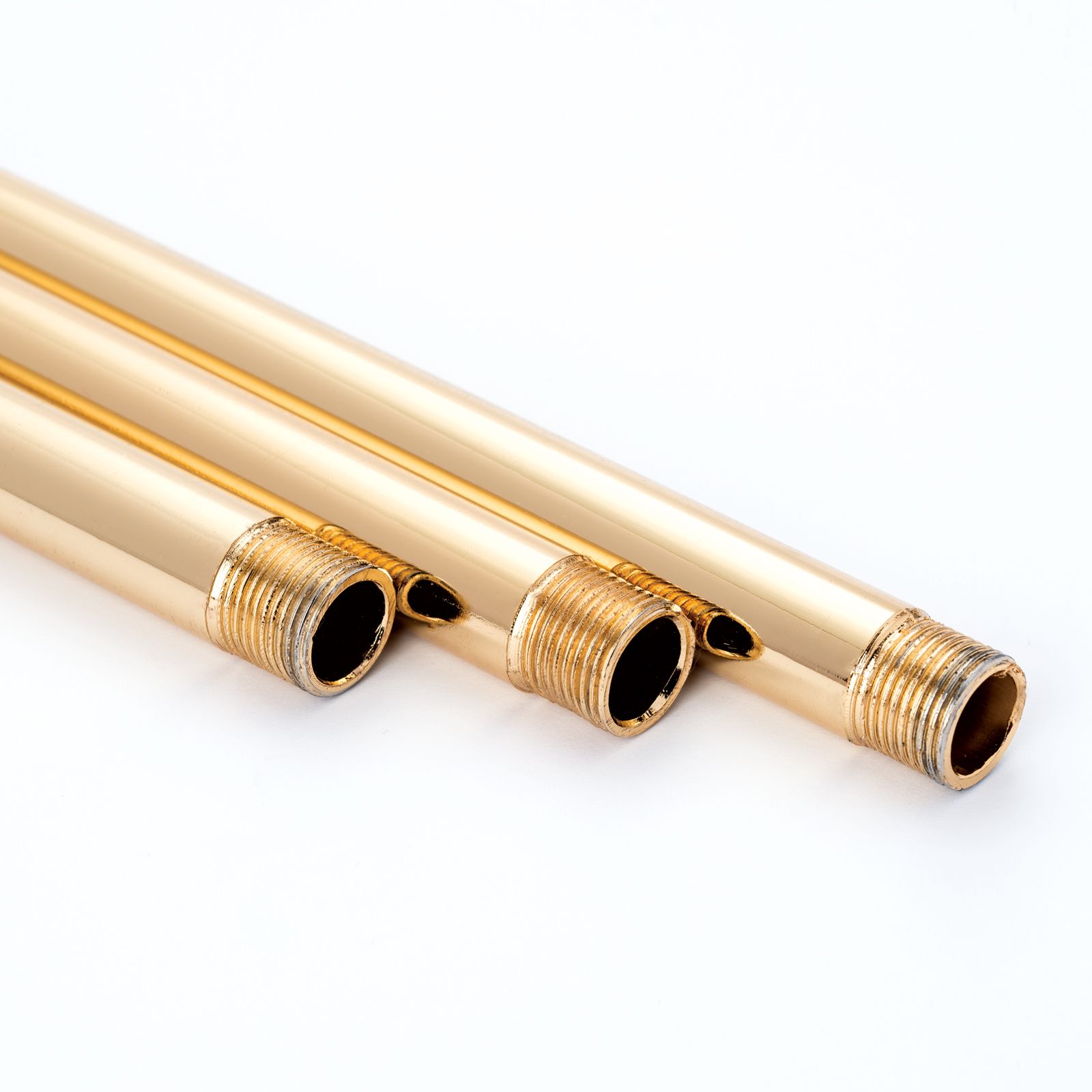 Pipe rod, thread 3/8", 50 cm, gold