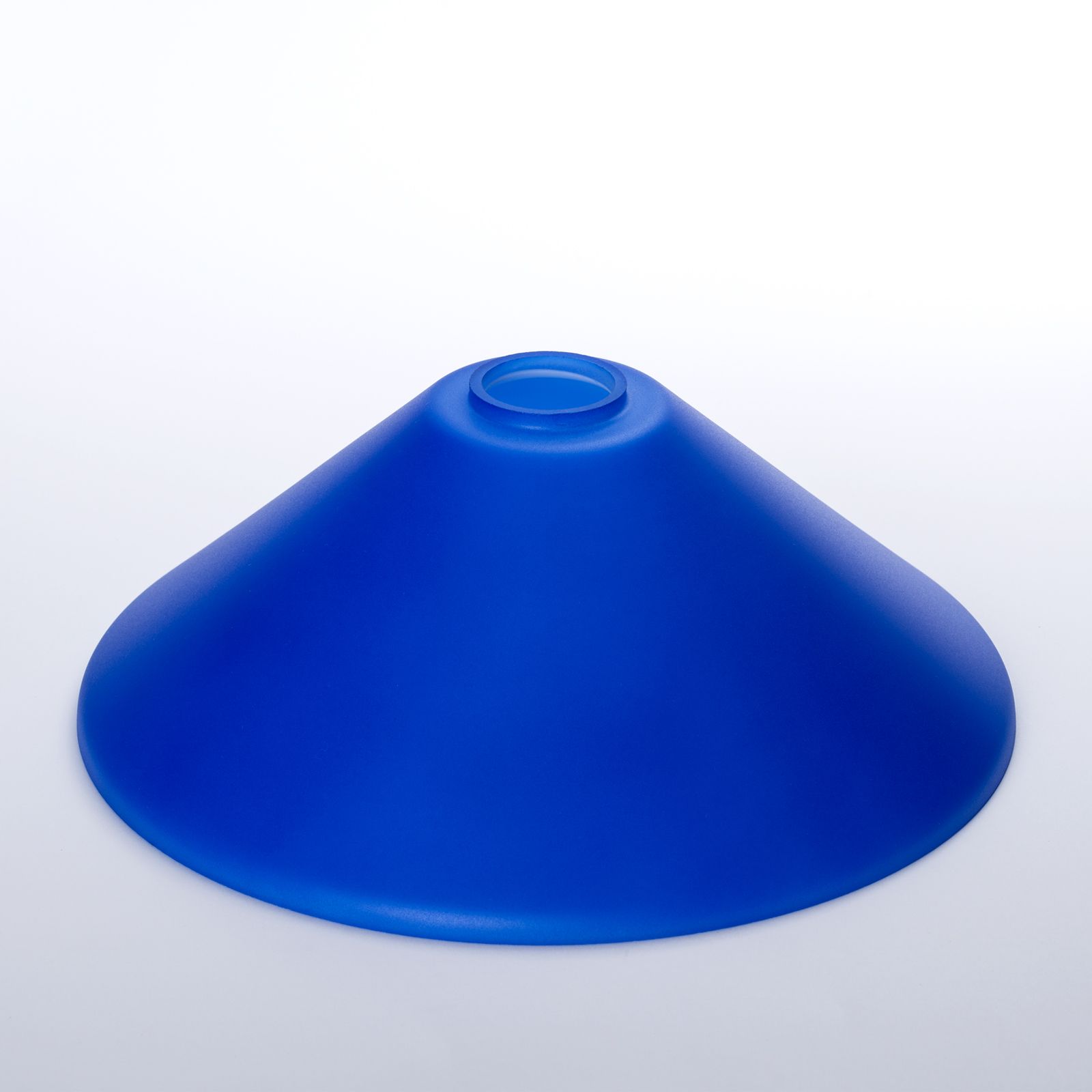 Glass lampshade ARTDESIGN 445, Ø 220 mm, Cobalt