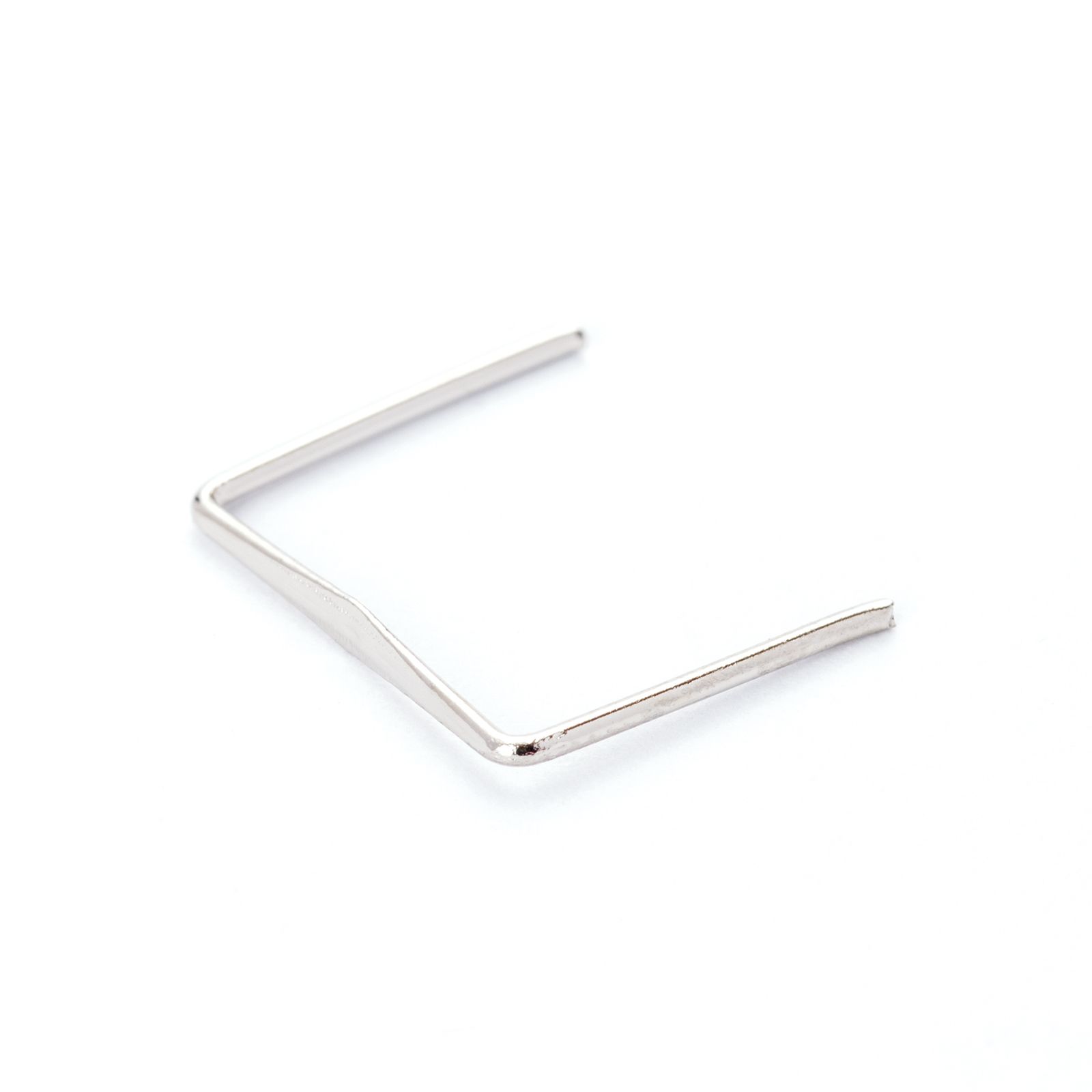 Haken mittelgroß für Kristallbehang, Chrom, 12mm