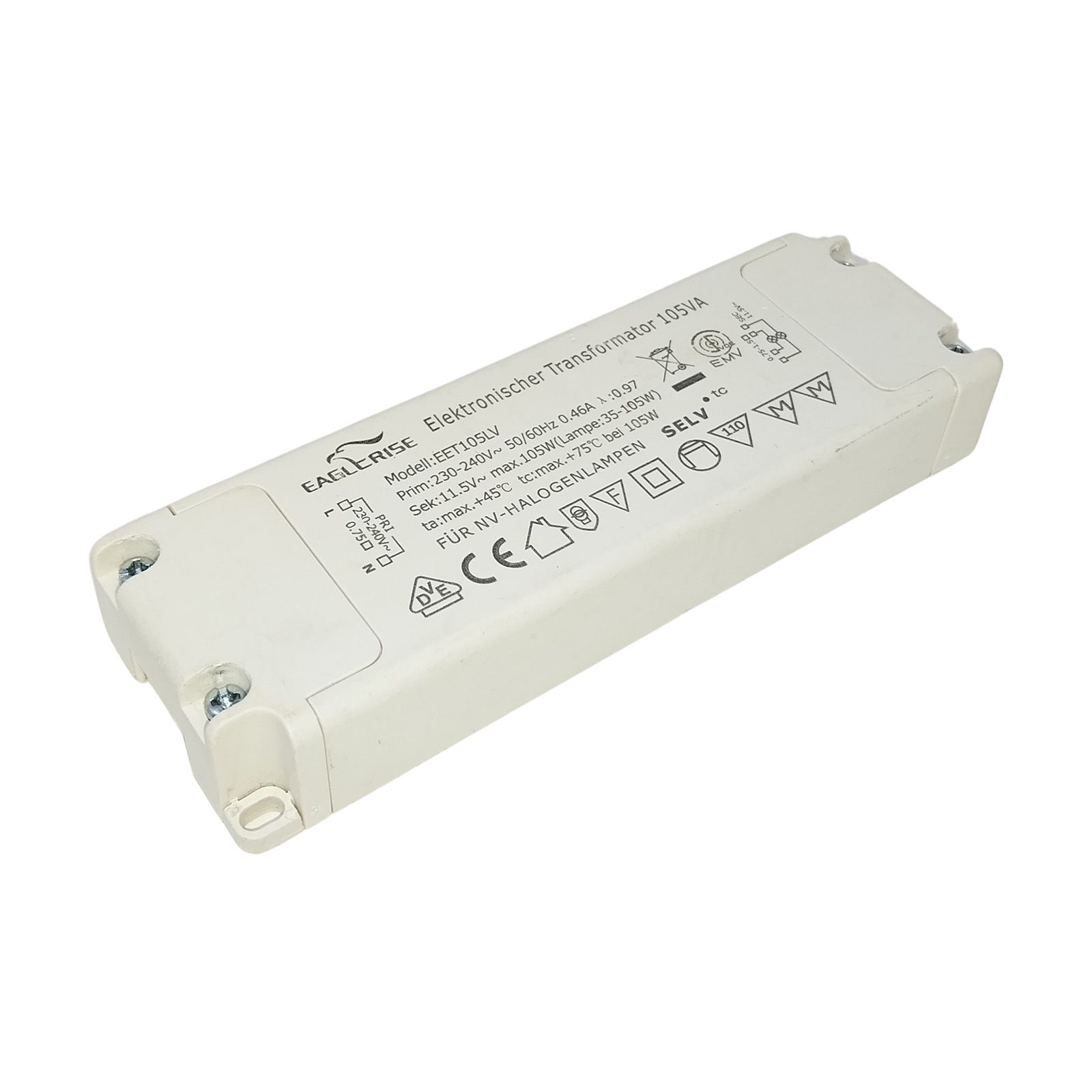 Transformer 105m EET105LV Eaglerise, dimmable