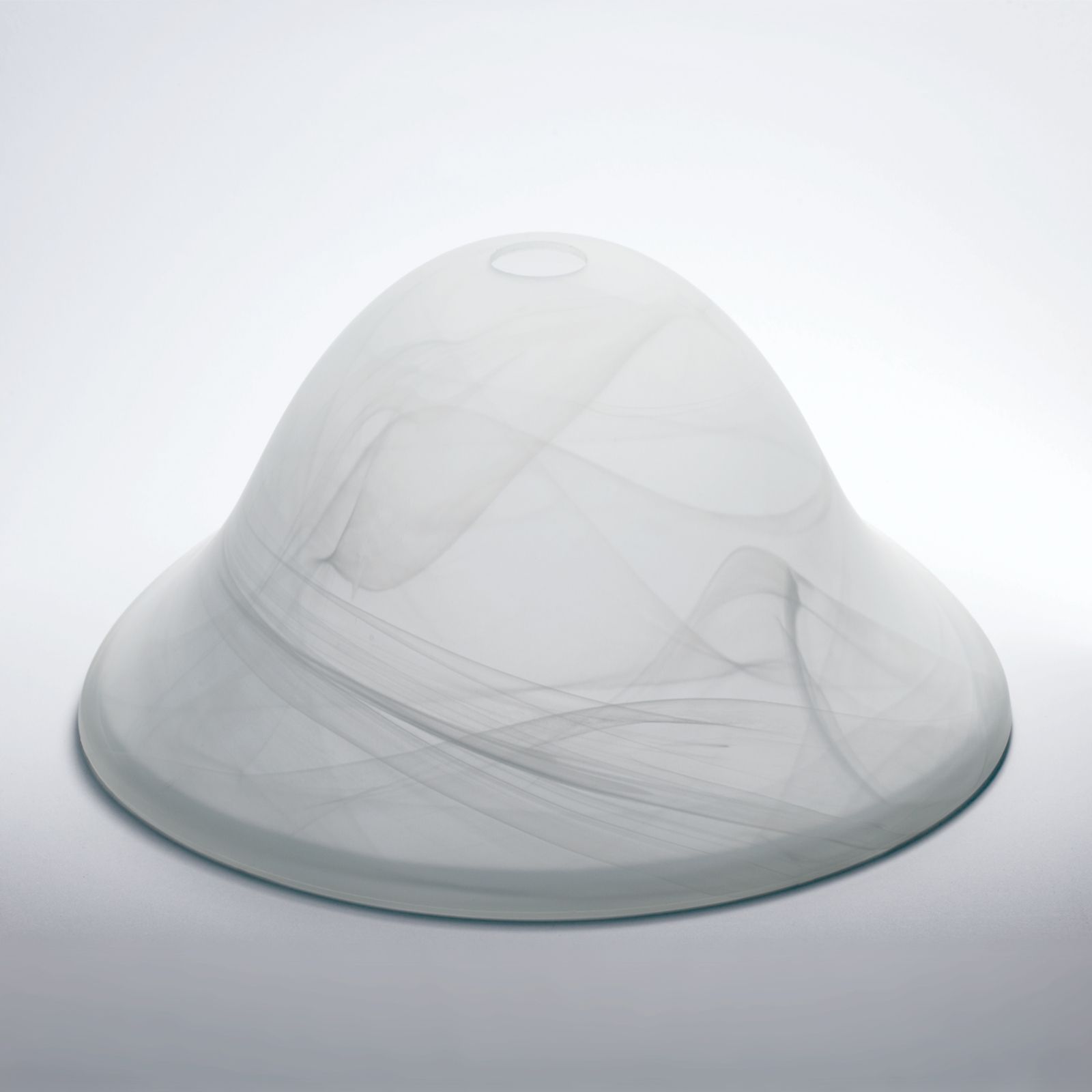 Glass lampshade 1707, Ø 170 mm, alabaster