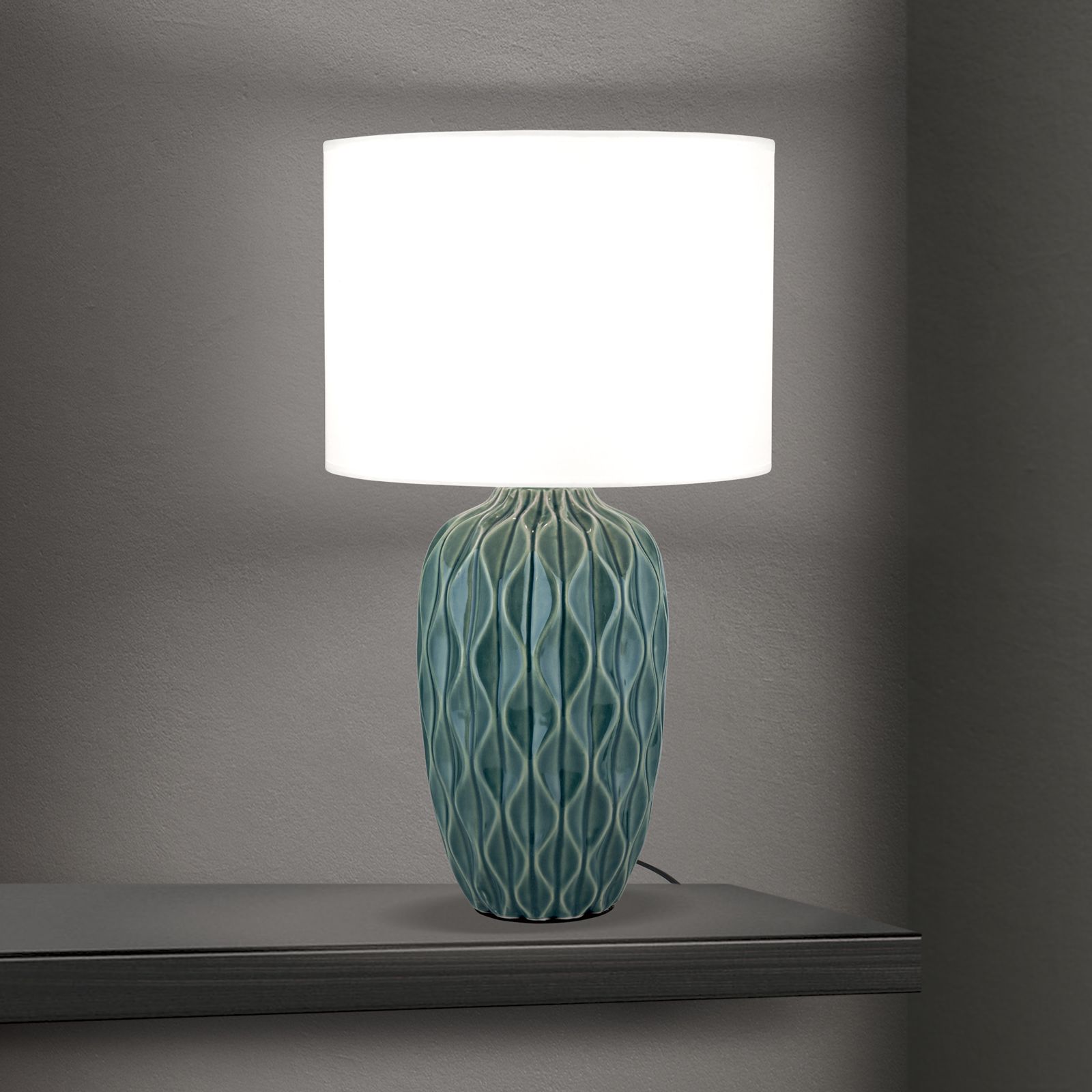 Tischlampe TORTUGA, Höhe 49,5 cm, grün