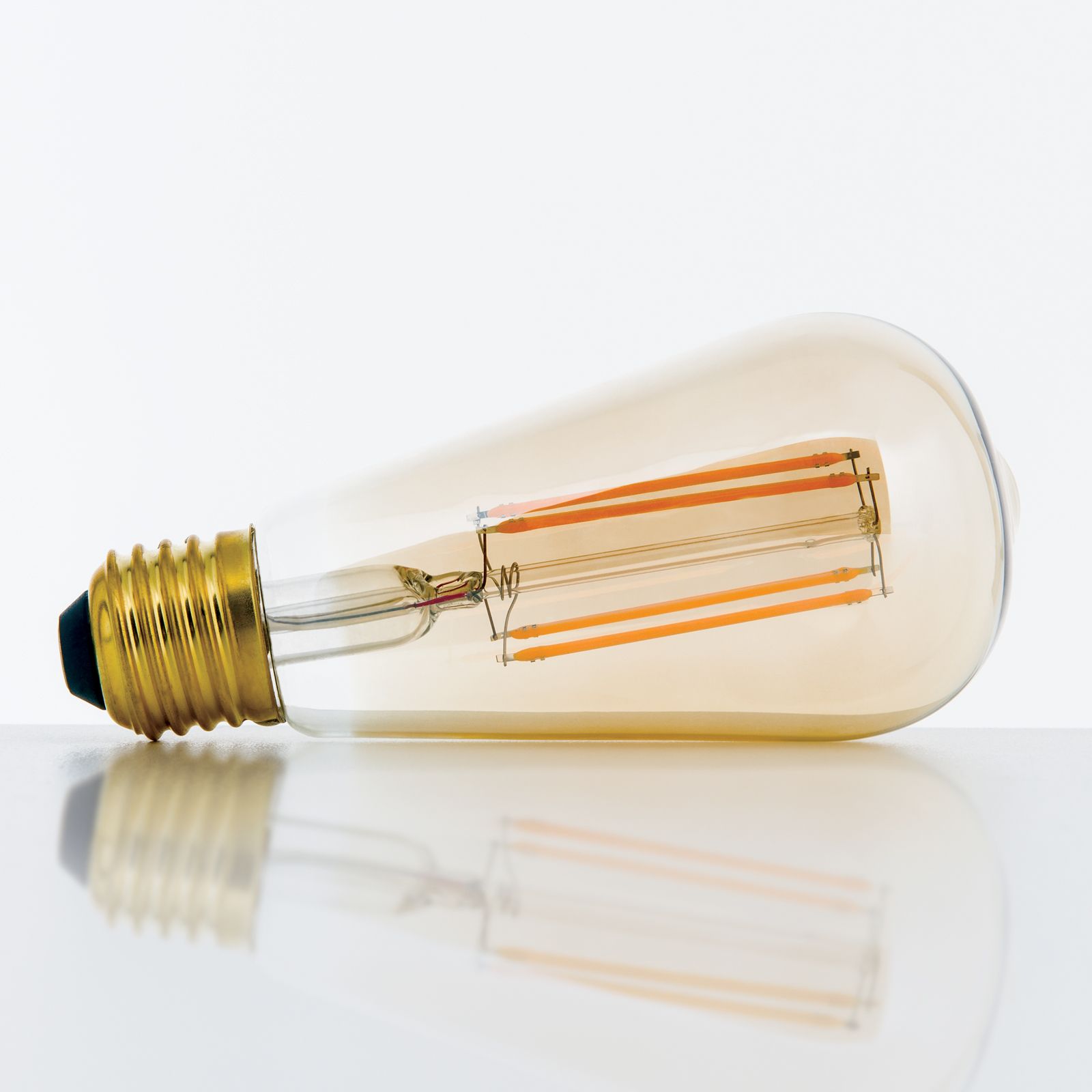 LED Vintage pear shaped lamp, E27, 6Watt