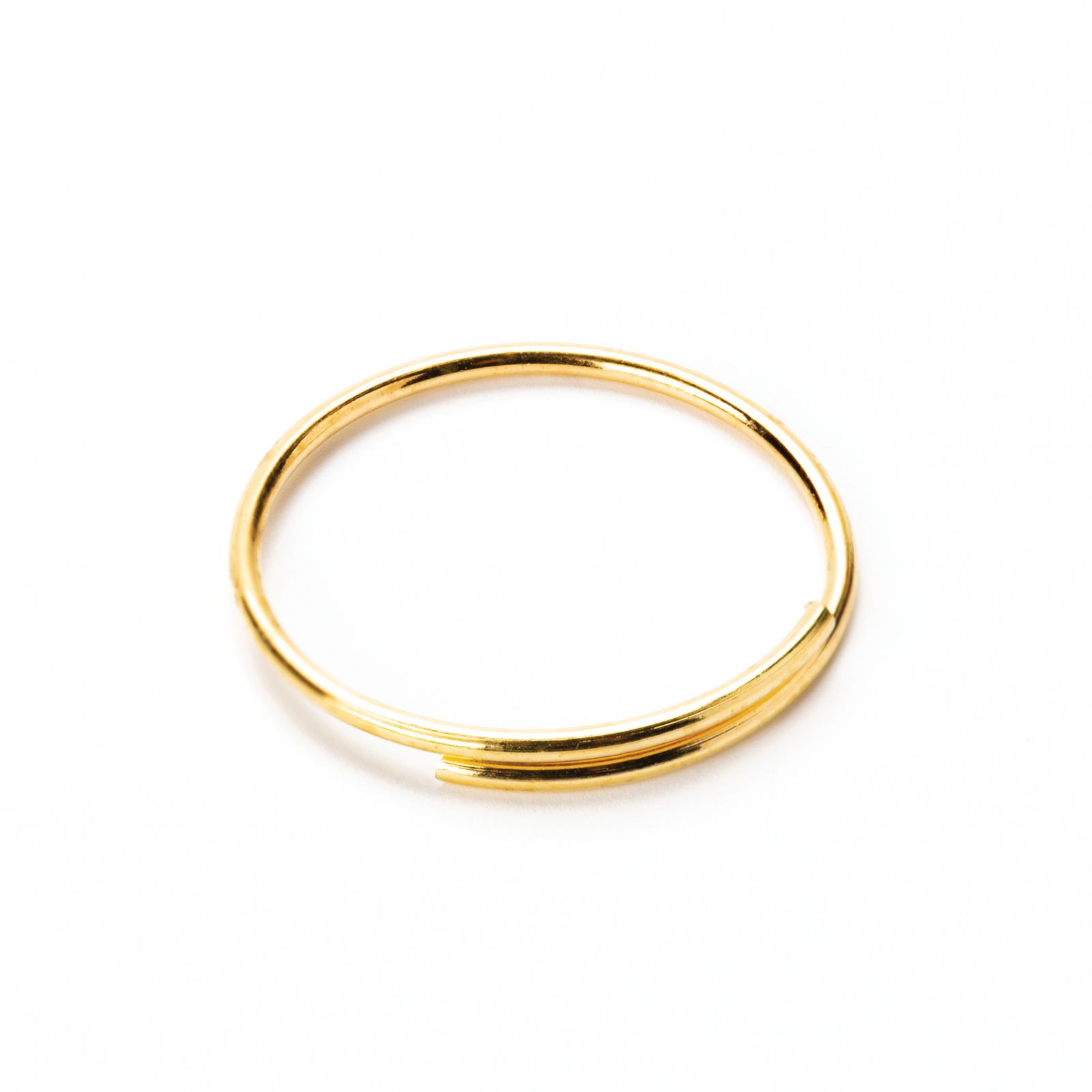 C-shape ring for chandelier crystal 2378, gold
