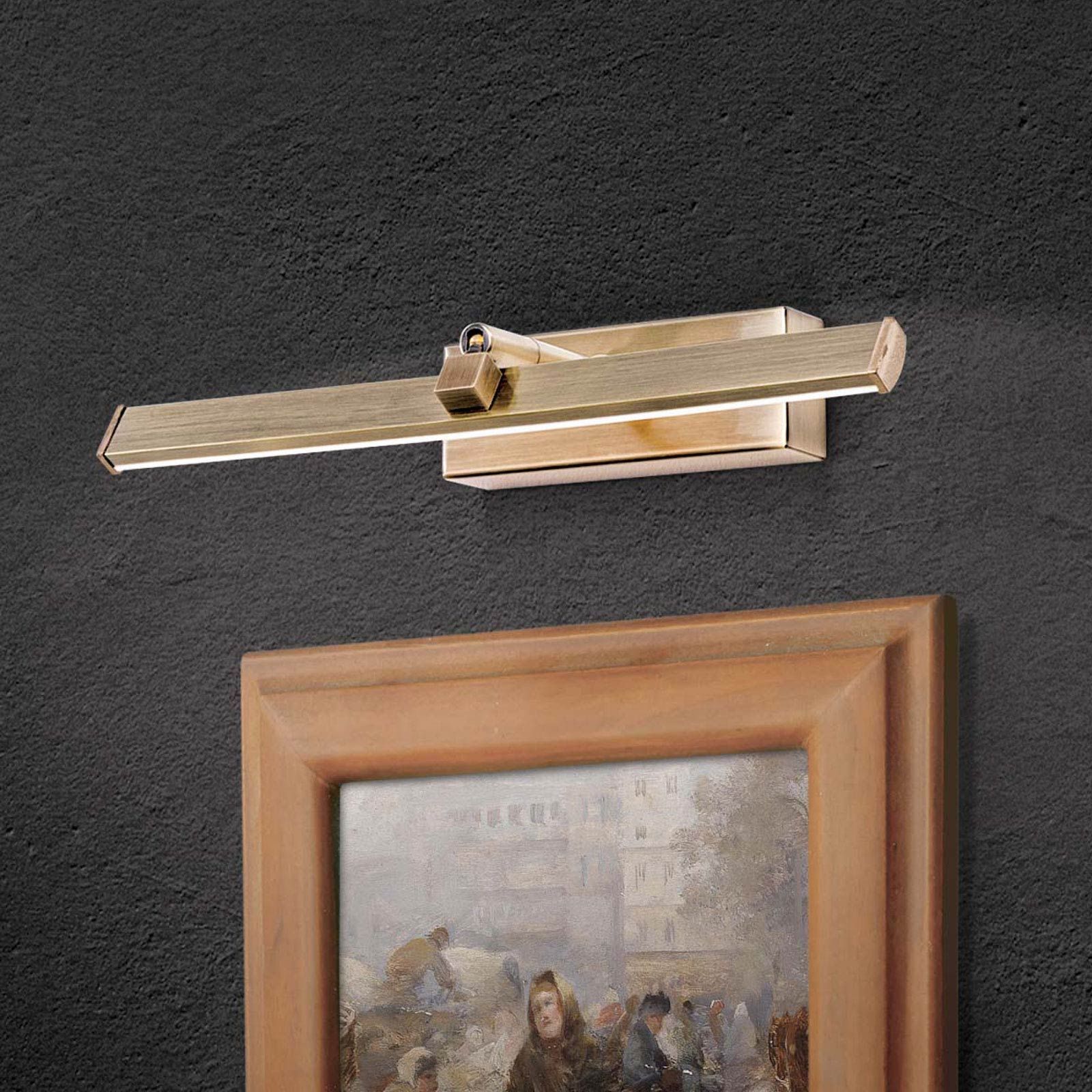 LED Bilderleuchte PUBLIO, Patina, 30cm
