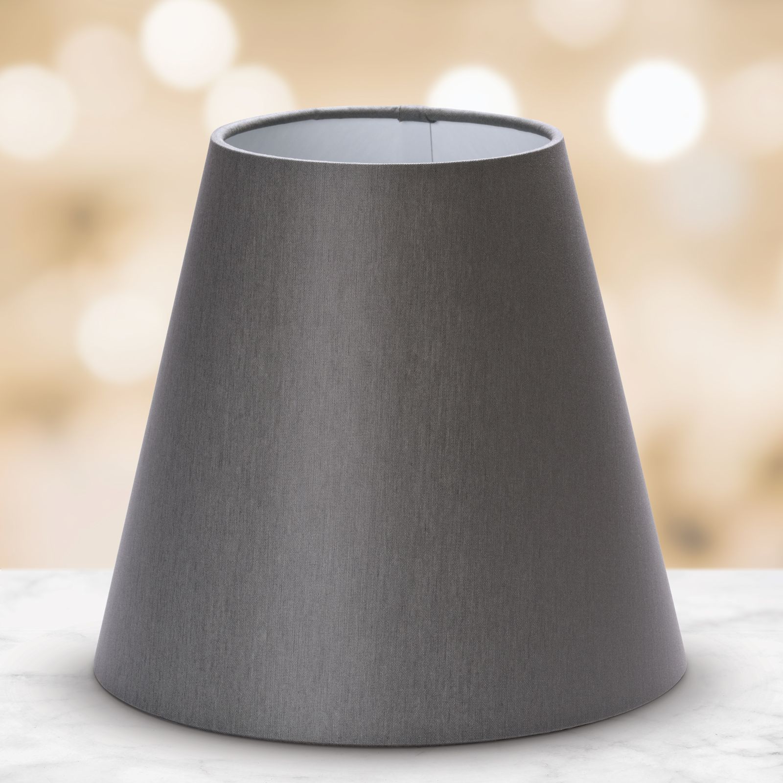 Lampshade fabric SHADE 305, Ø 190 mm, grey