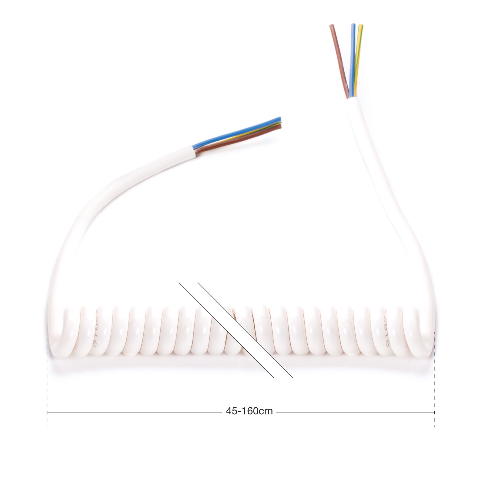 Merriway 3-adriges Installationskabel 1 Mm², 10 M – Weiß & Robust