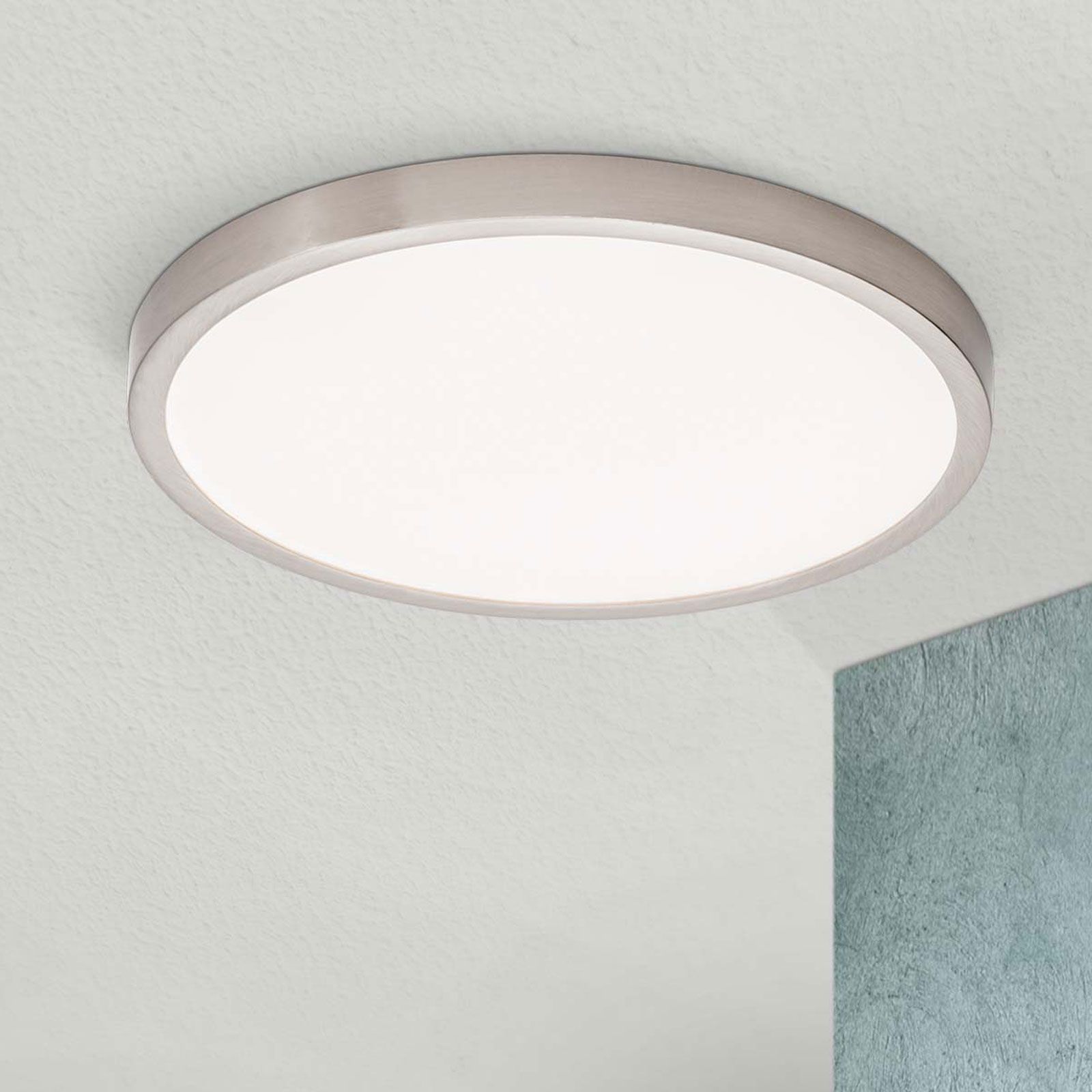 LED Deckenleuchte LERO, rund, Titan, 4000K