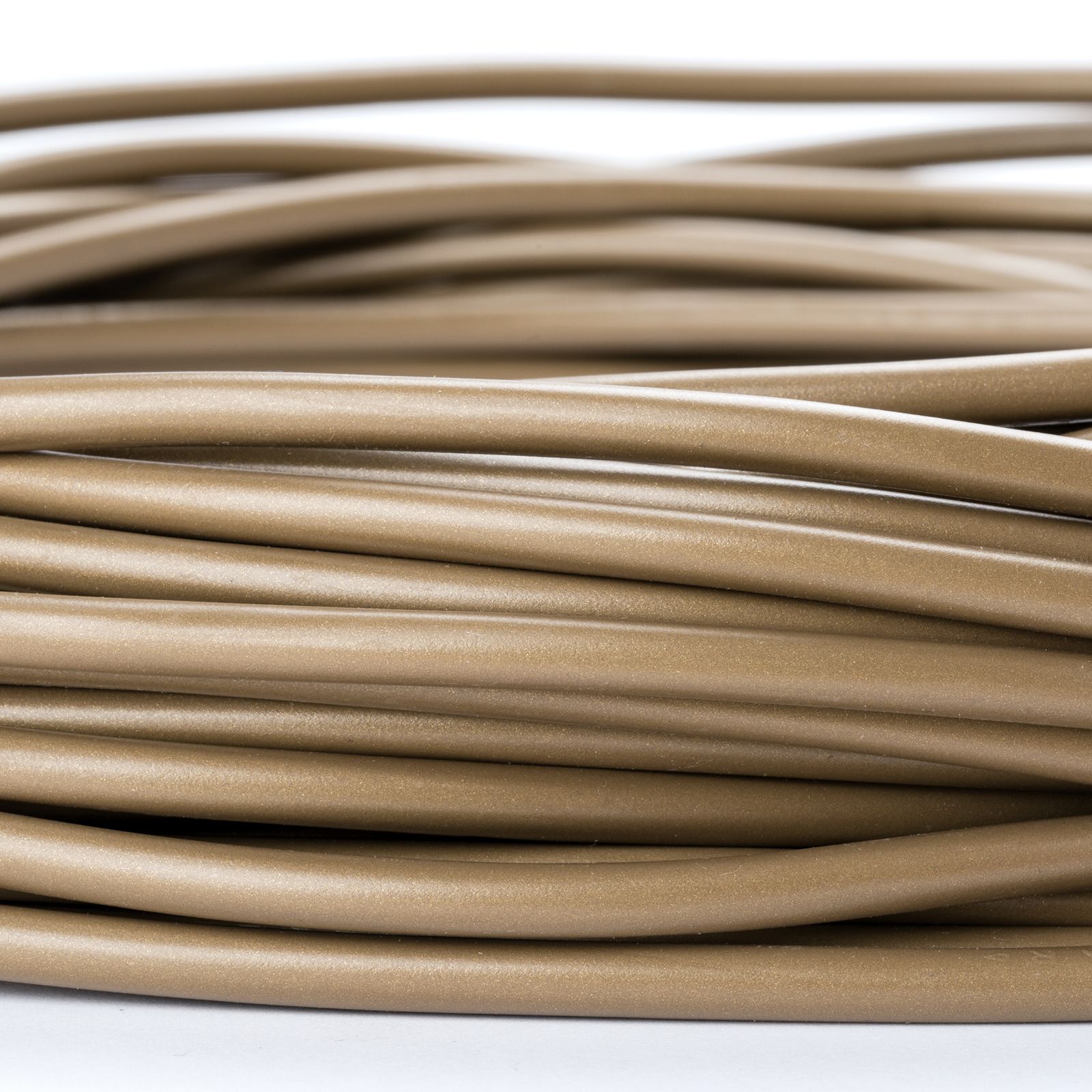 Kabel, PVC, 3x0,75mm², 1 m, Gold