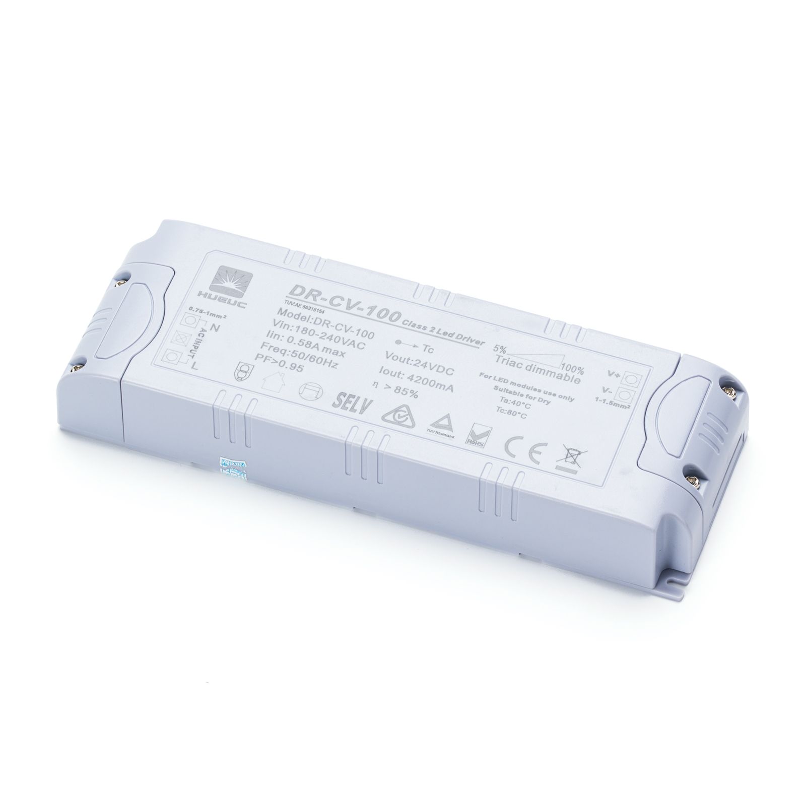 Driver 100b HUARUI DR-CV-100 4200mA 100W, dimmable