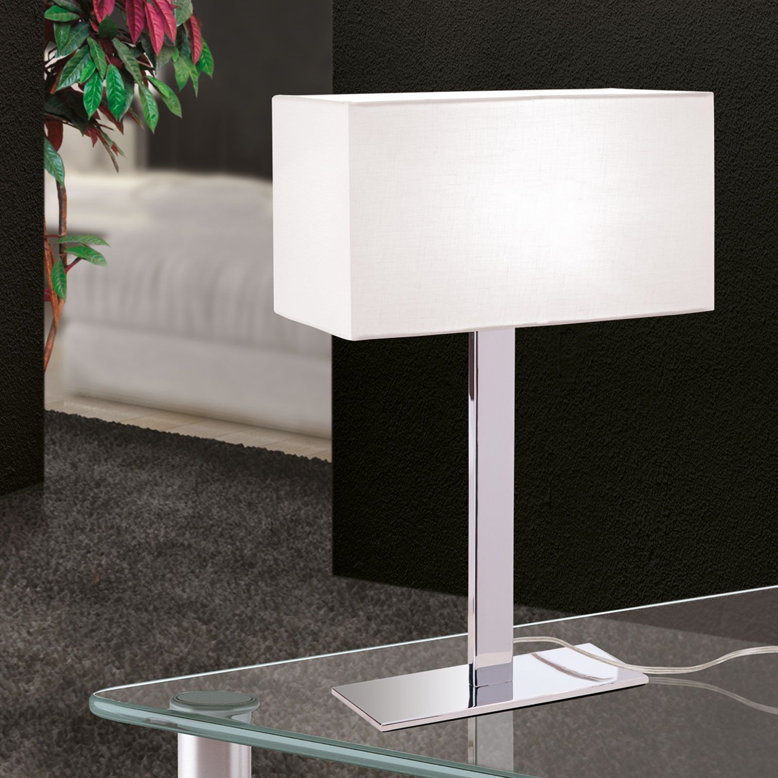 Table lamp NANDO, chrome