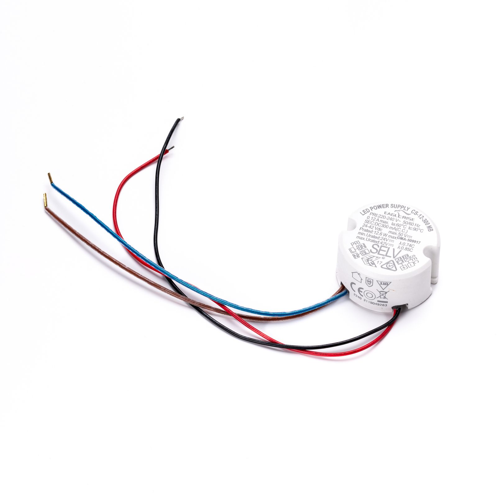 Driver 13b EAGLERISE CS-12-300MB, 300mA, 12,6W, not dimmable