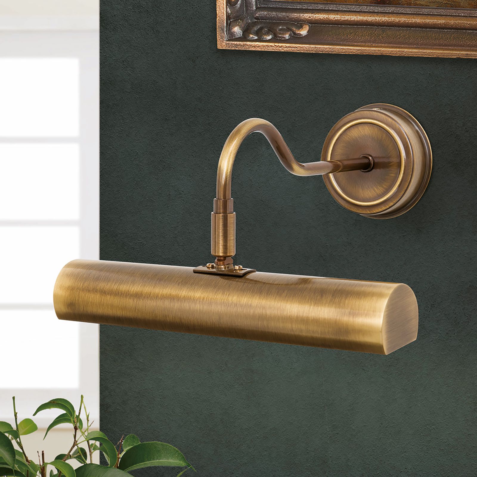 BILDERLEUCHTE, 1xE14, Antique Brass finish