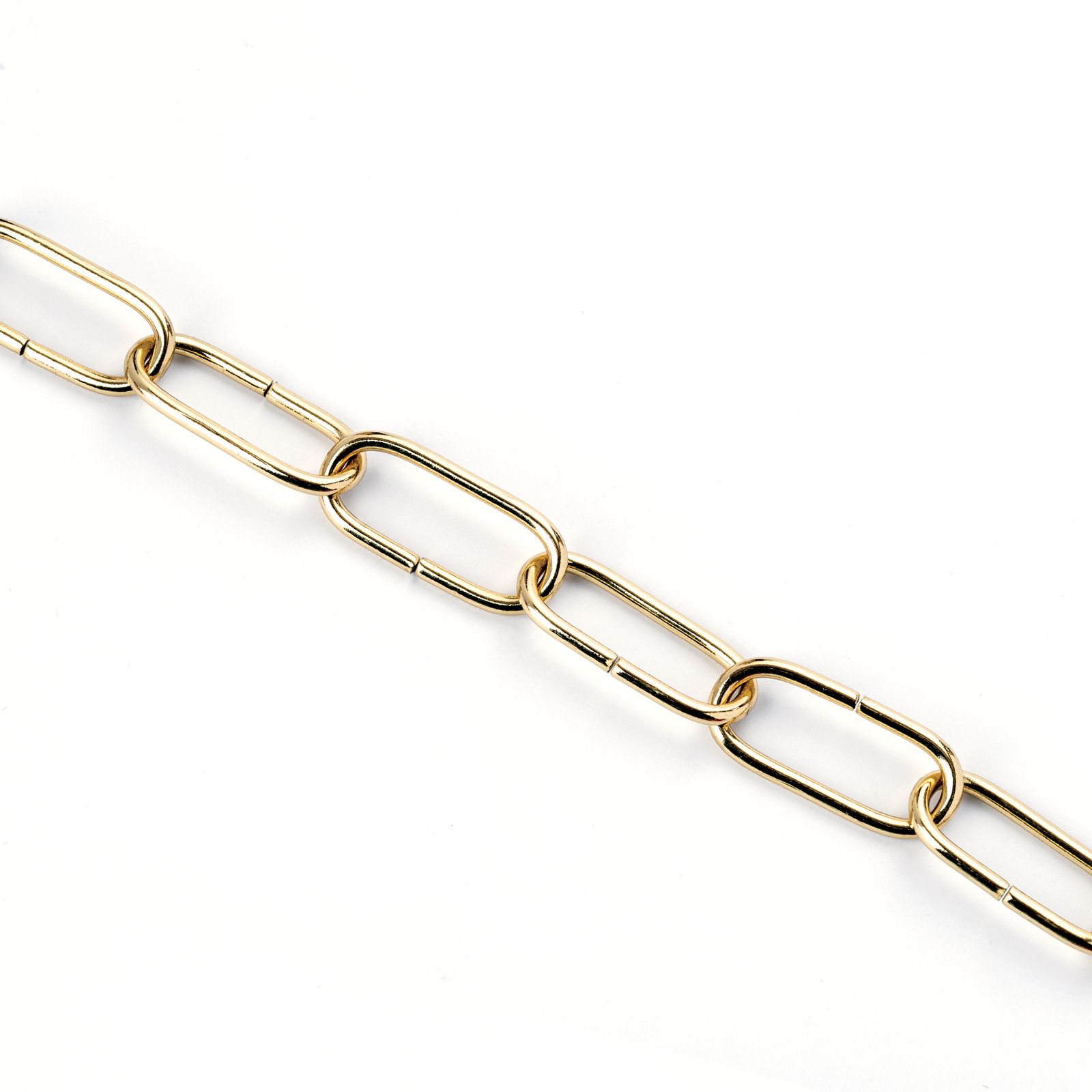 Lampenkette, 48x22x6 mm, 1 m, Messing