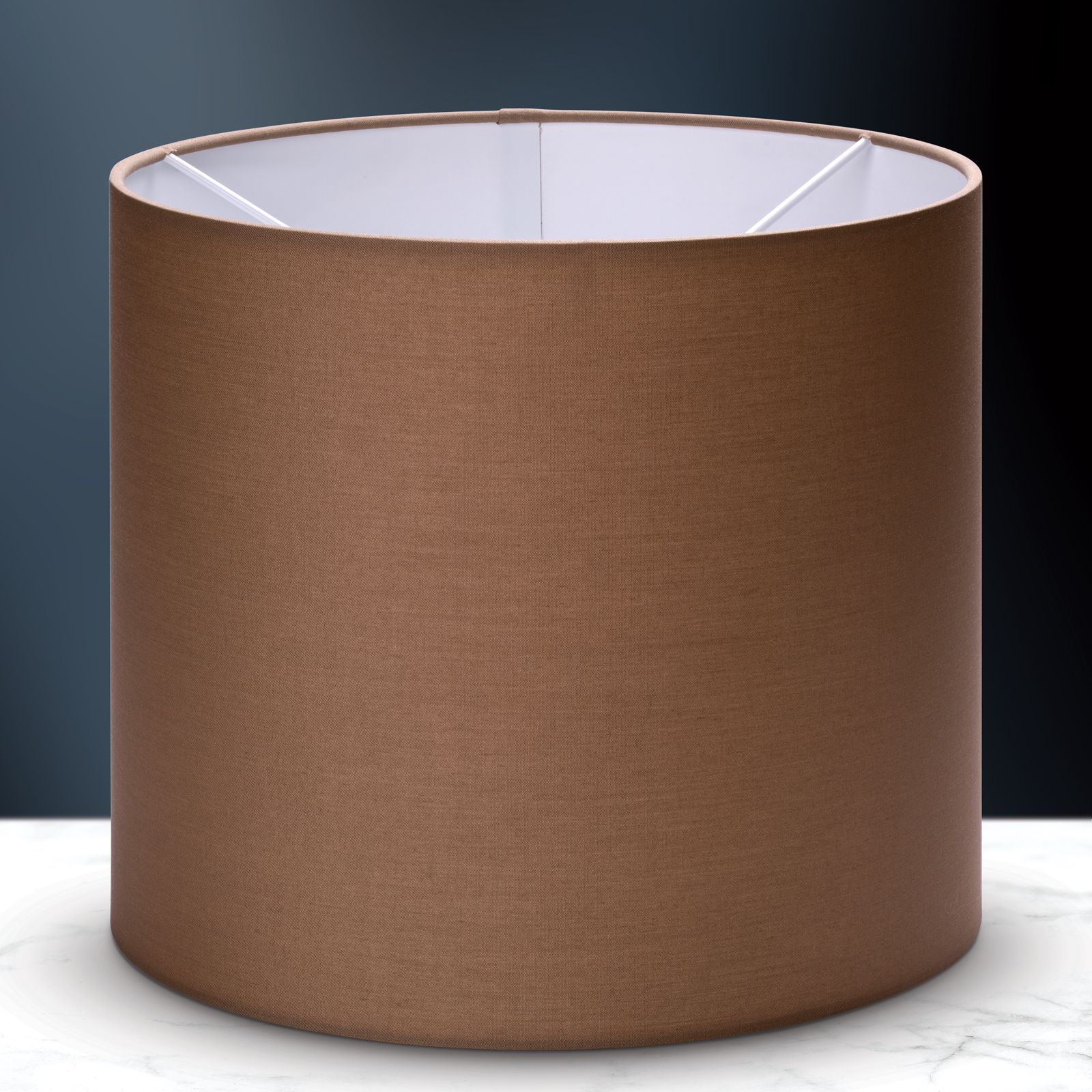Lampshade Fabric SHADE 309, Ø 250 mm, brown